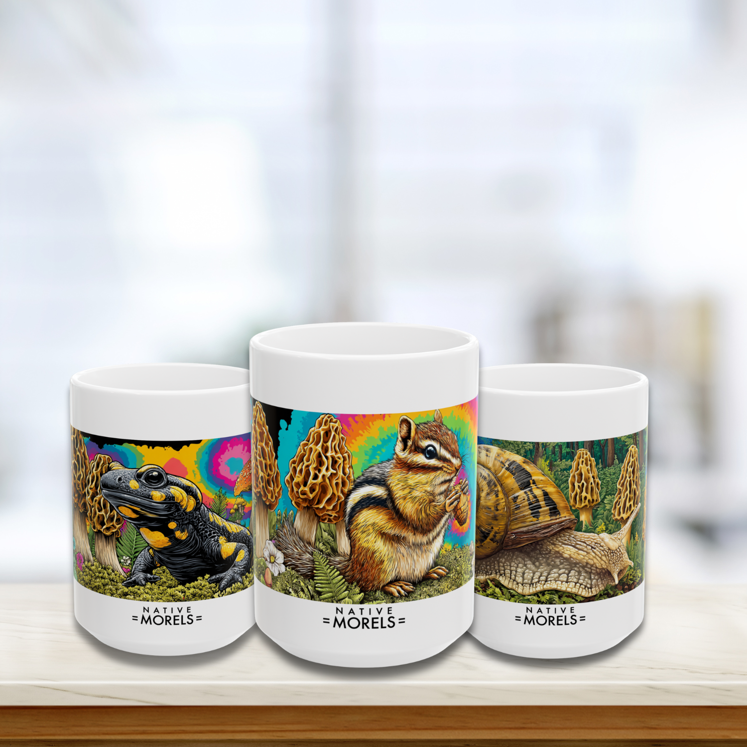 Groovy Forest & Morels Mugs