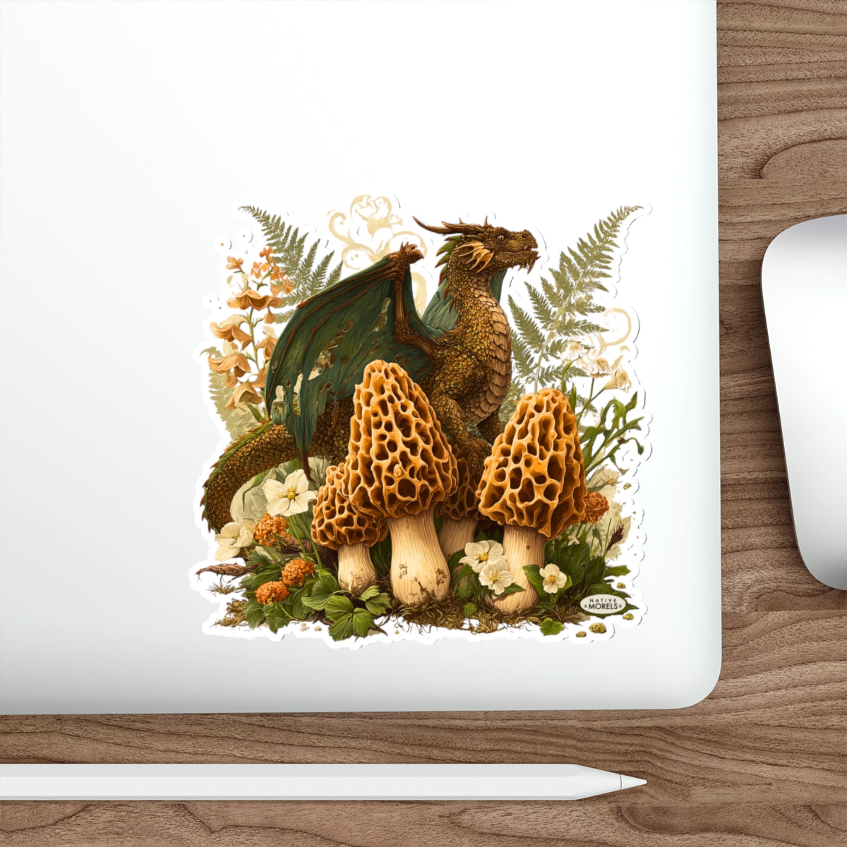 Dragon & Morels Mystical Forest Die-Cut Decal