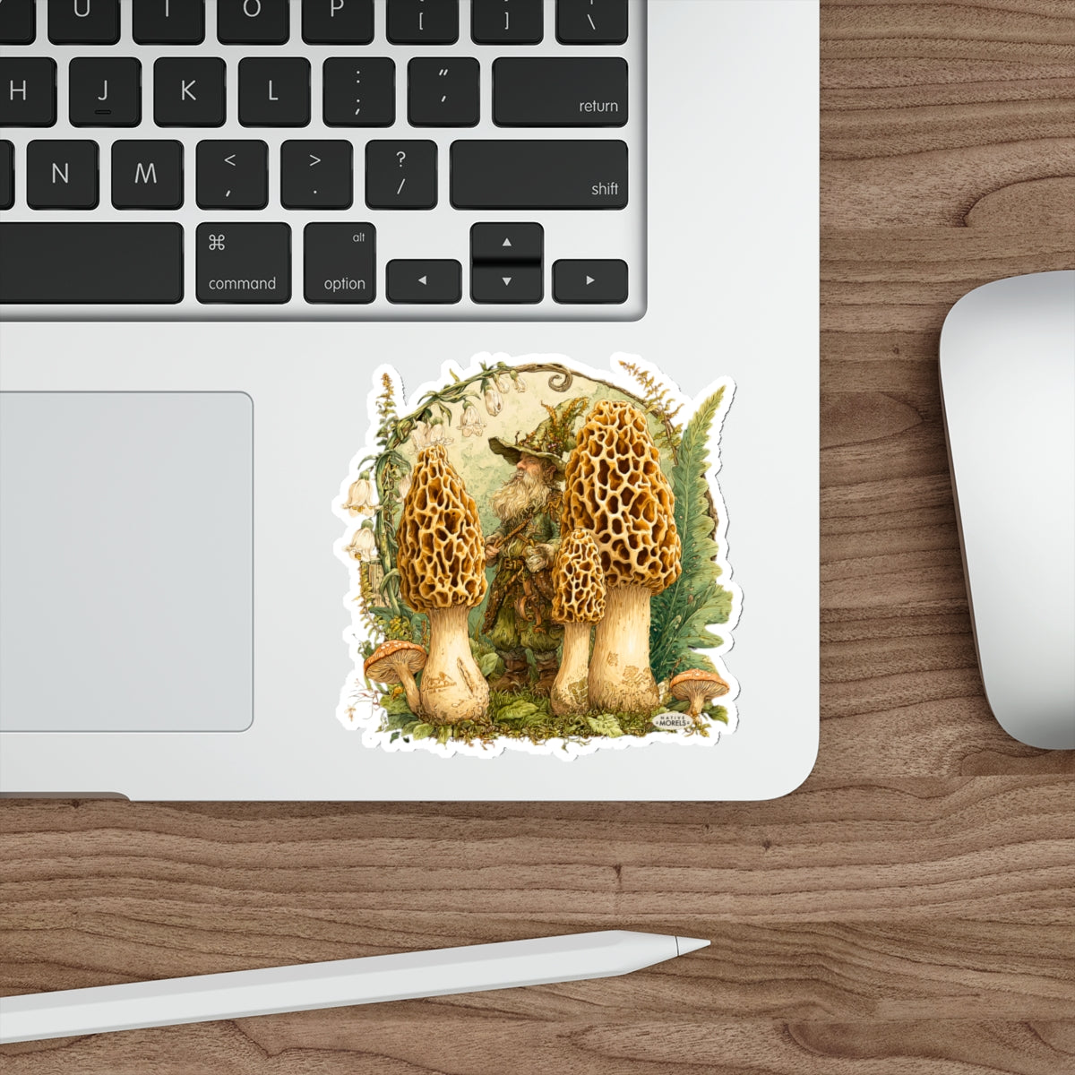 Gnome & Morels Mystical Forest Die-Cut Decal