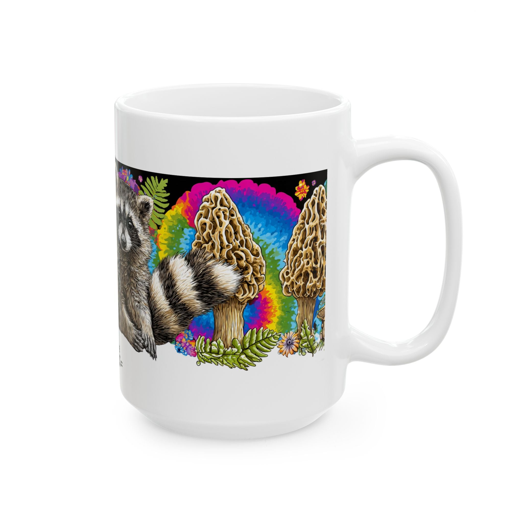 Raccoon & Morels Groovy Forest Mug