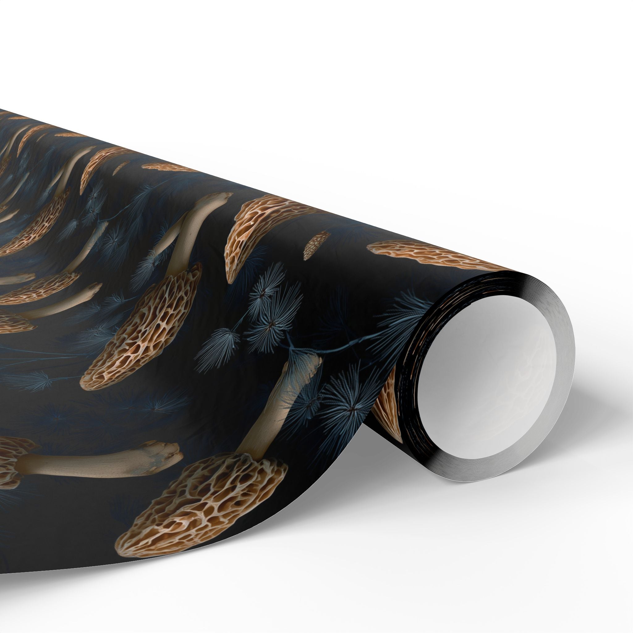 Midnight Forest Morel Wrapping Paper | Native Morels™
