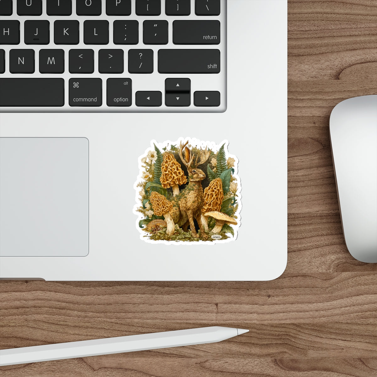 Jackalope & Morels Mystical Forest Die-Cut Decal