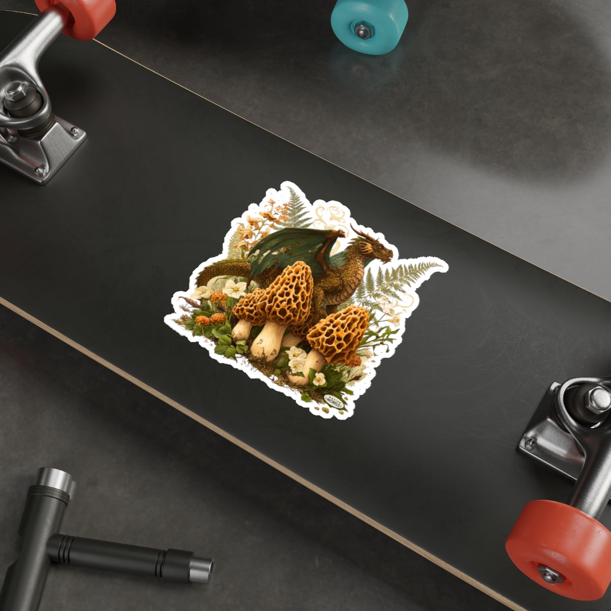 Dragon & Morels Mystical Forest Die-Cut Decal