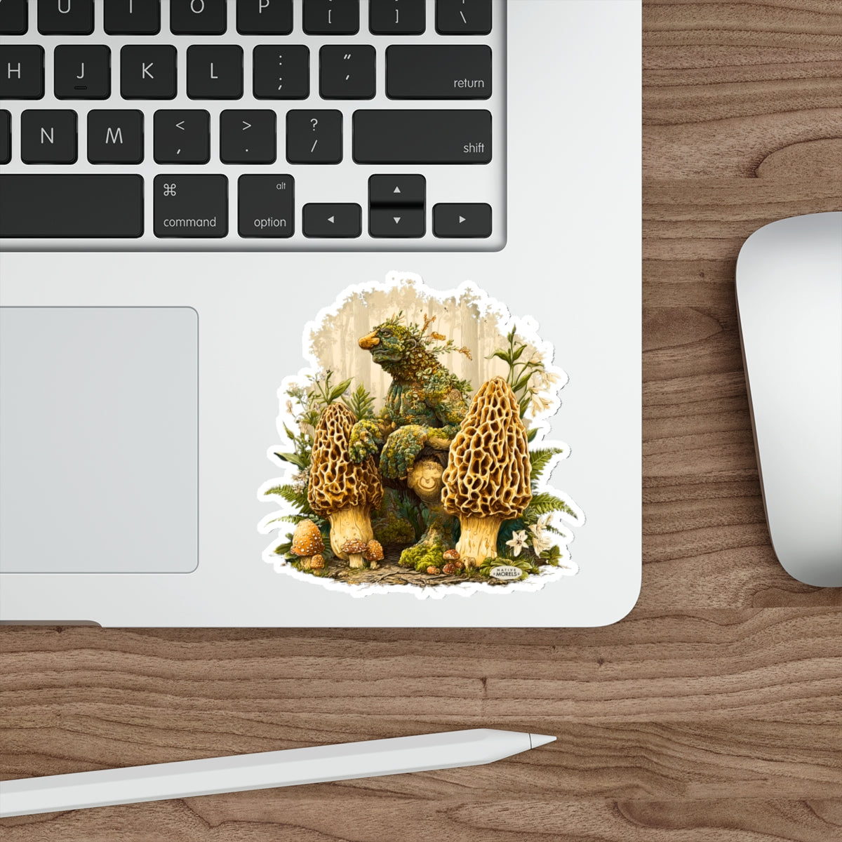 Moss Troll & Morels Mystical Forest Die-Cut Decal