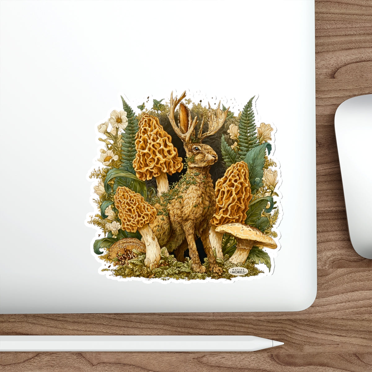 Jackalope & Morels Mystical Forest Die-Cut Decal