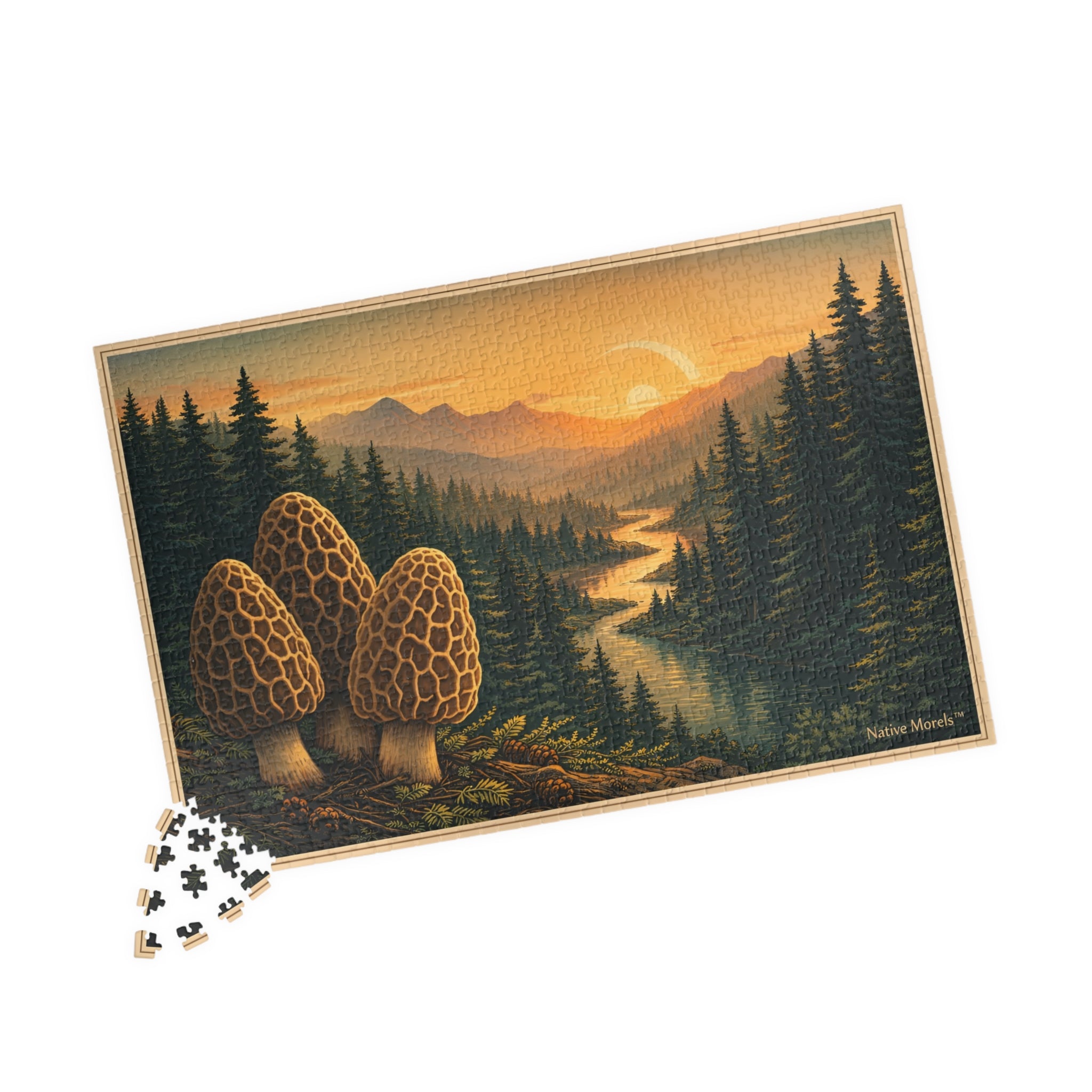 Morel National Forest Puzzle (1014 Pieces) | Native Morels™