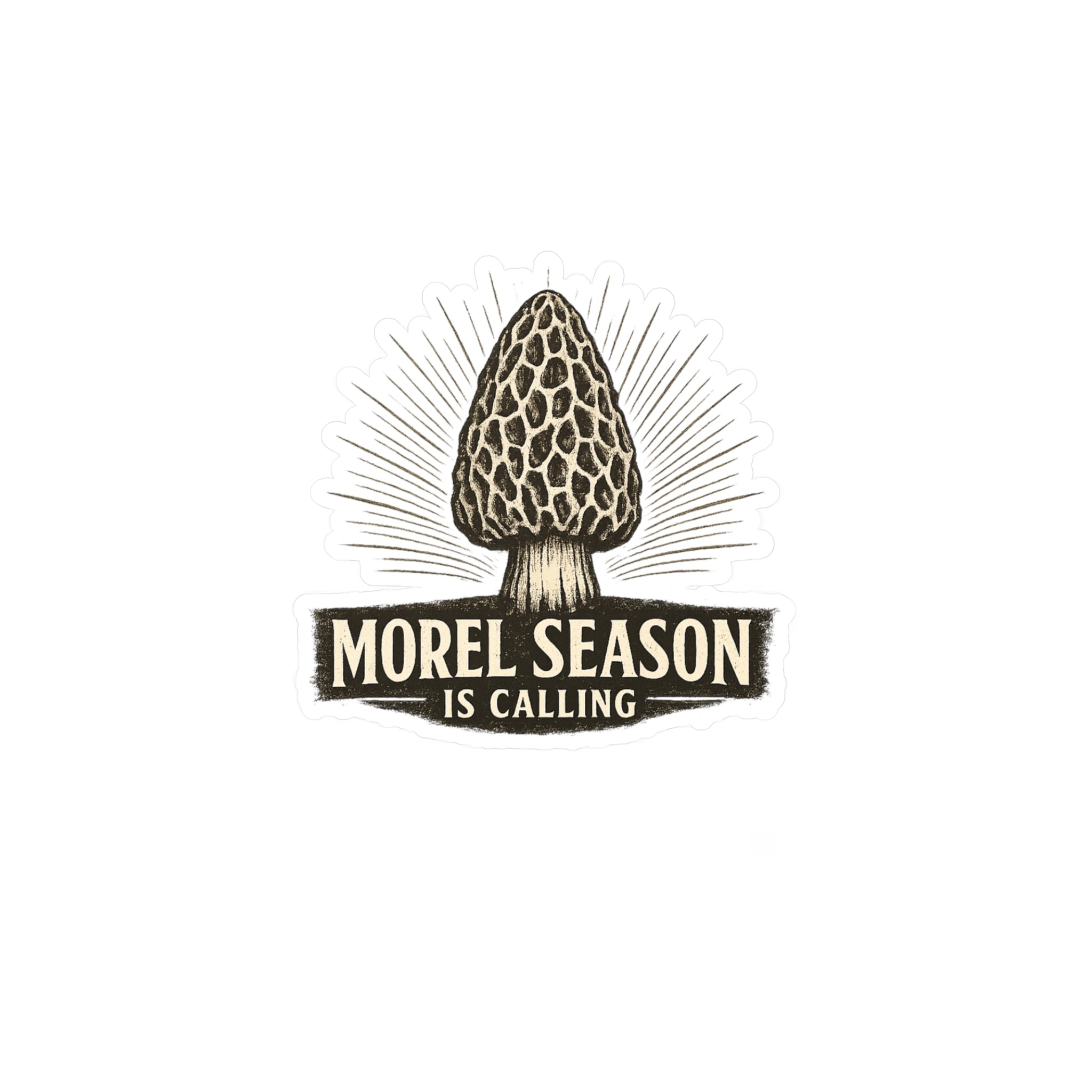 Morel Season Is Calling Sticker | Spring Forager Decal – Native Morels™