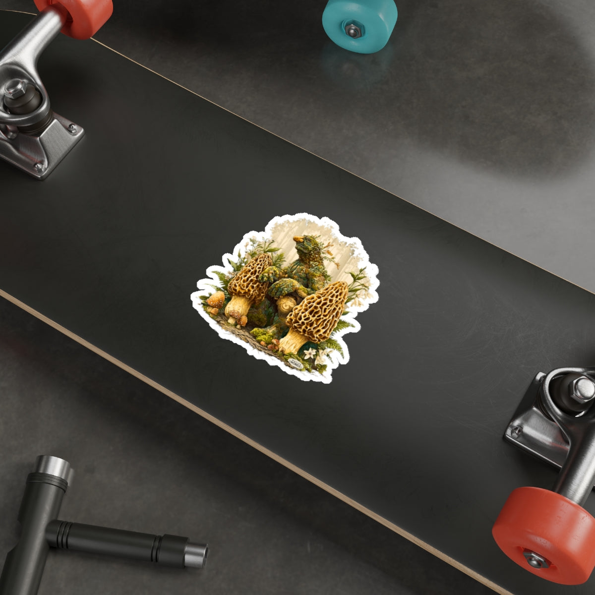 Moss Troll & Morels Mystical Forest Die-Cut Decal