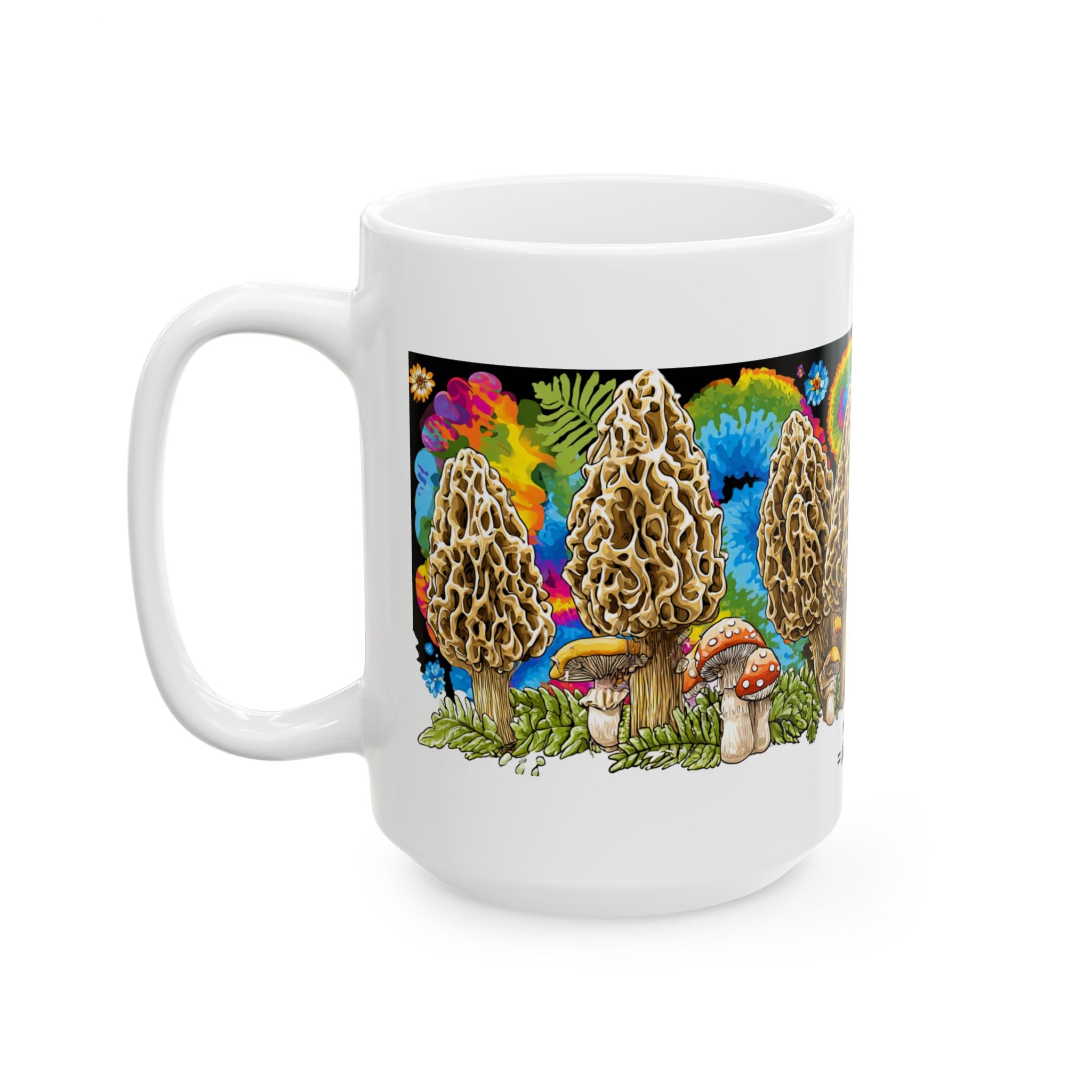 Raccoon & Morels Groovy Forest Mug