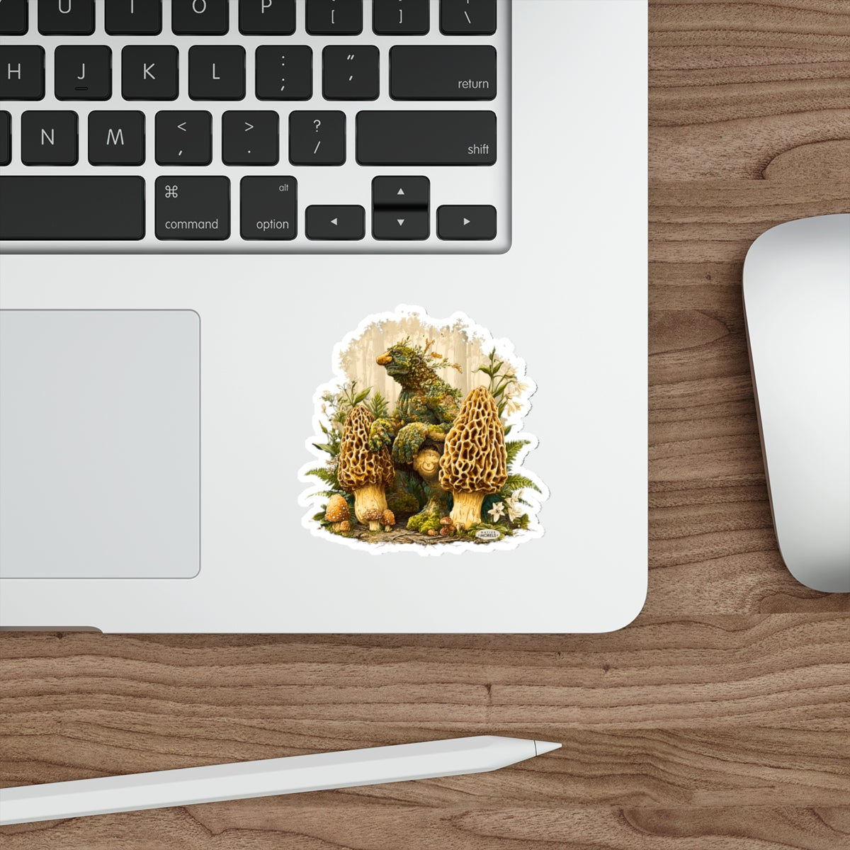 Moss Troll & Morels Mystical Forest Die-Cut Decal