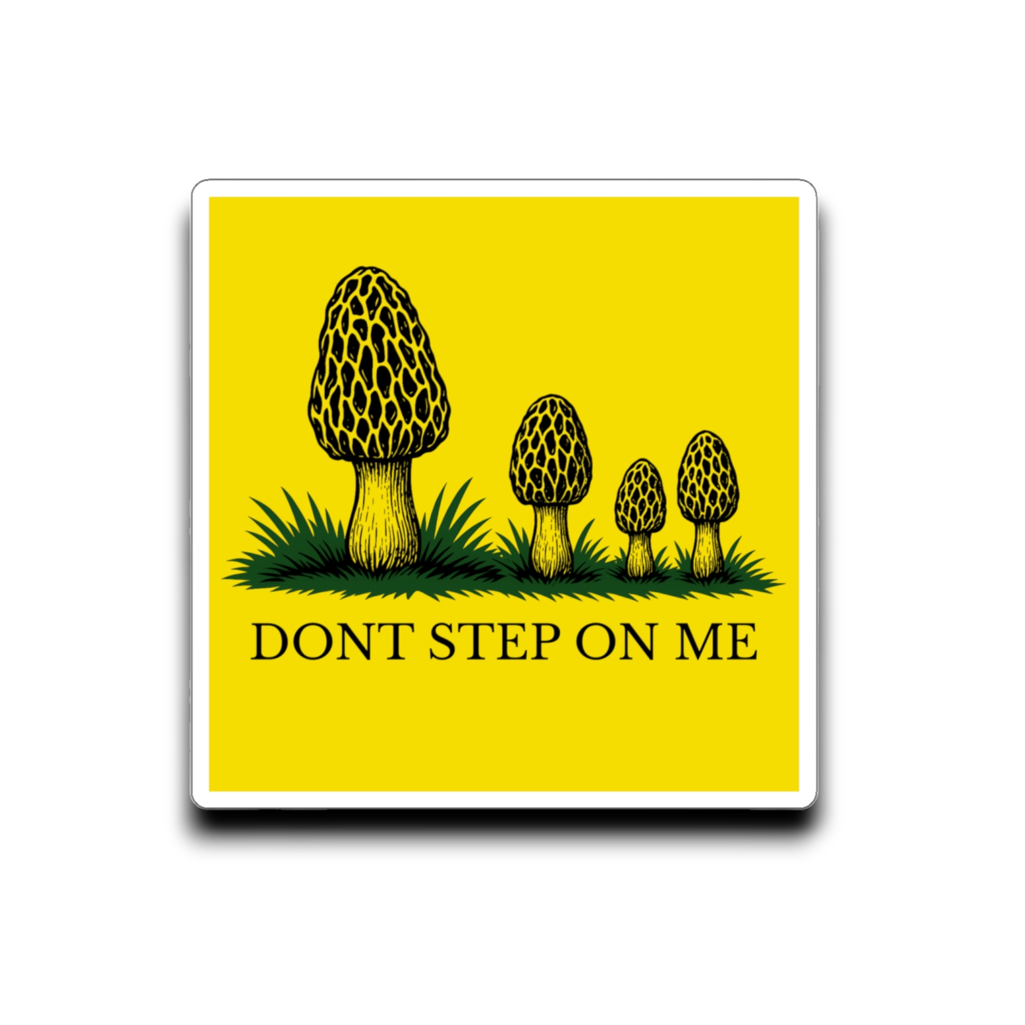 "Don't Step On Me" Morel Mushroom Decal | Native Morels™