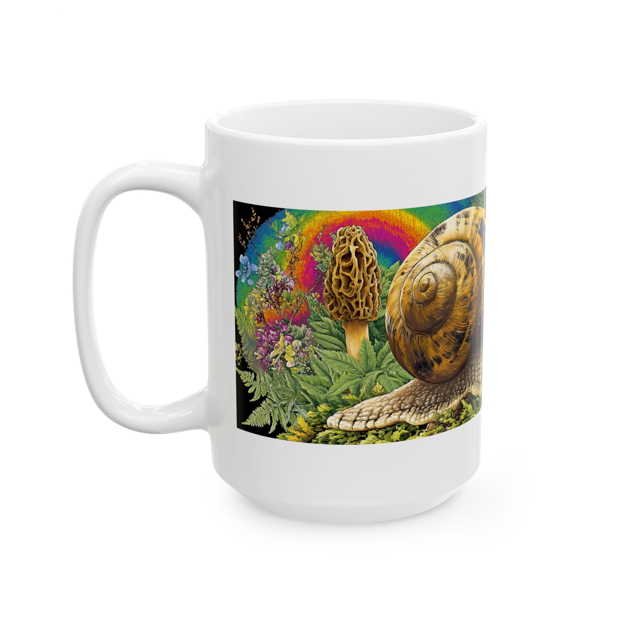 Snail & Morels Groovy Forest Mug