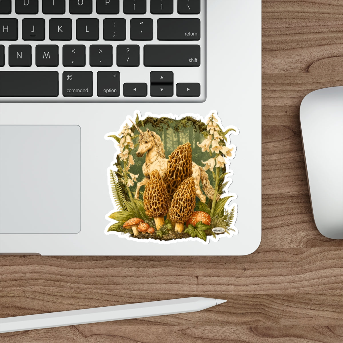 Unicorn & Morels Mystical Forest Die-Cut Decal