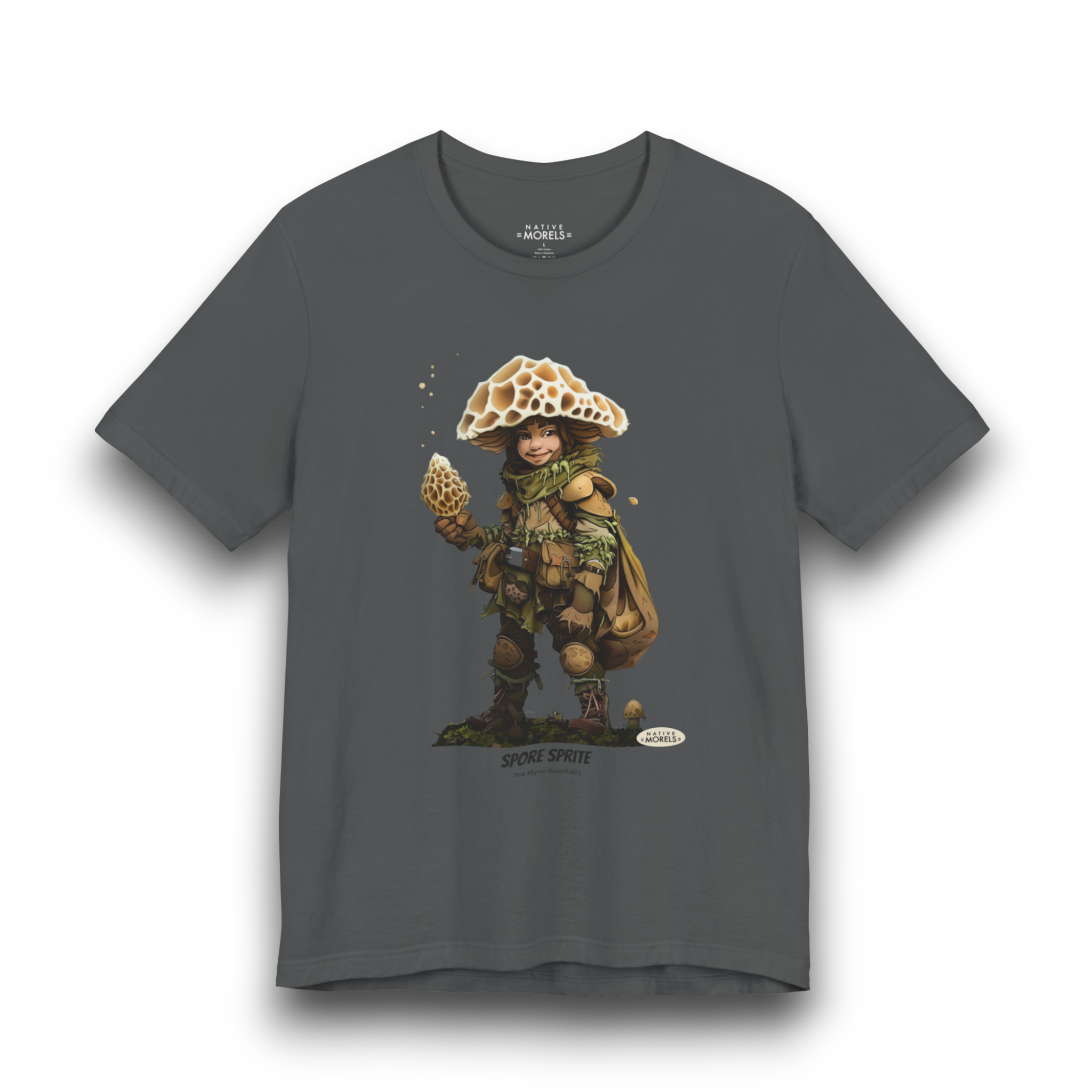 Spore Sprite™ | The Myco-Guardians™ Forest League | Native Morels Shirt