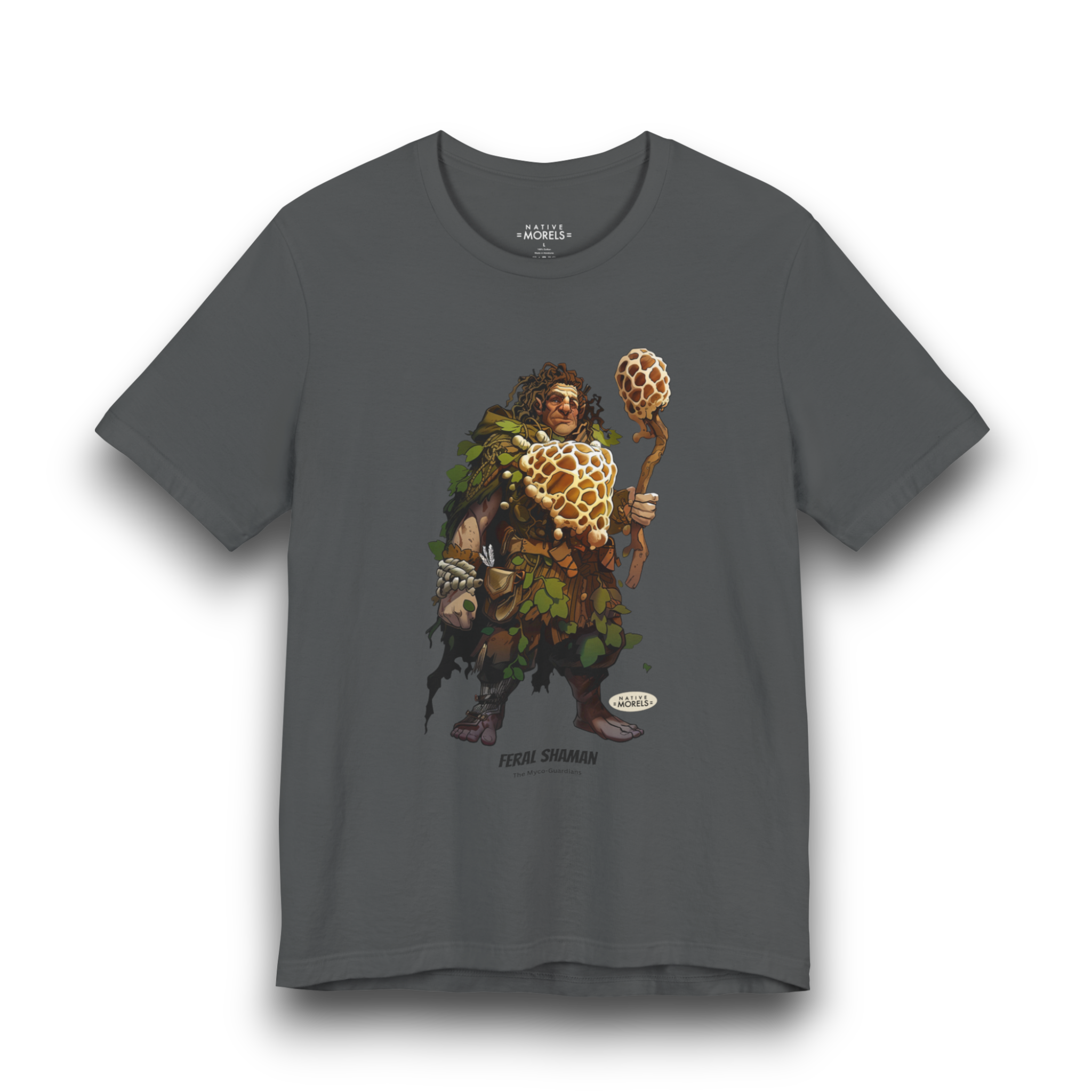 Feral Shaman™ | The Myco-Guardians™ Forest League | Native Morels Shirt
