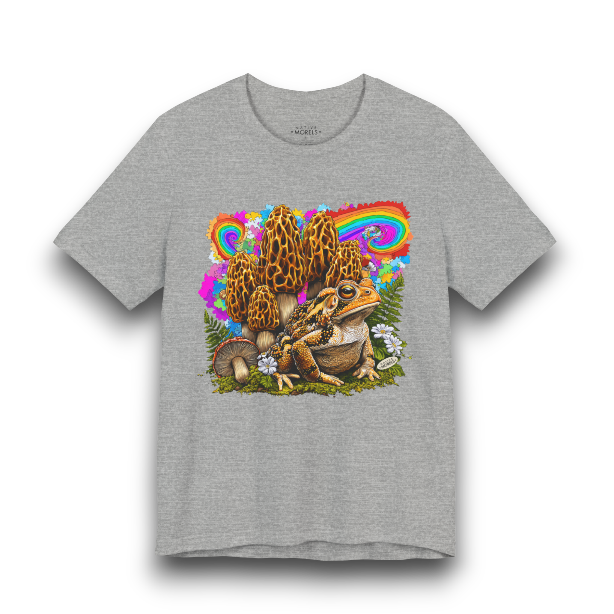 Spotted Toad Groovy Forest Tee | Native Morels™