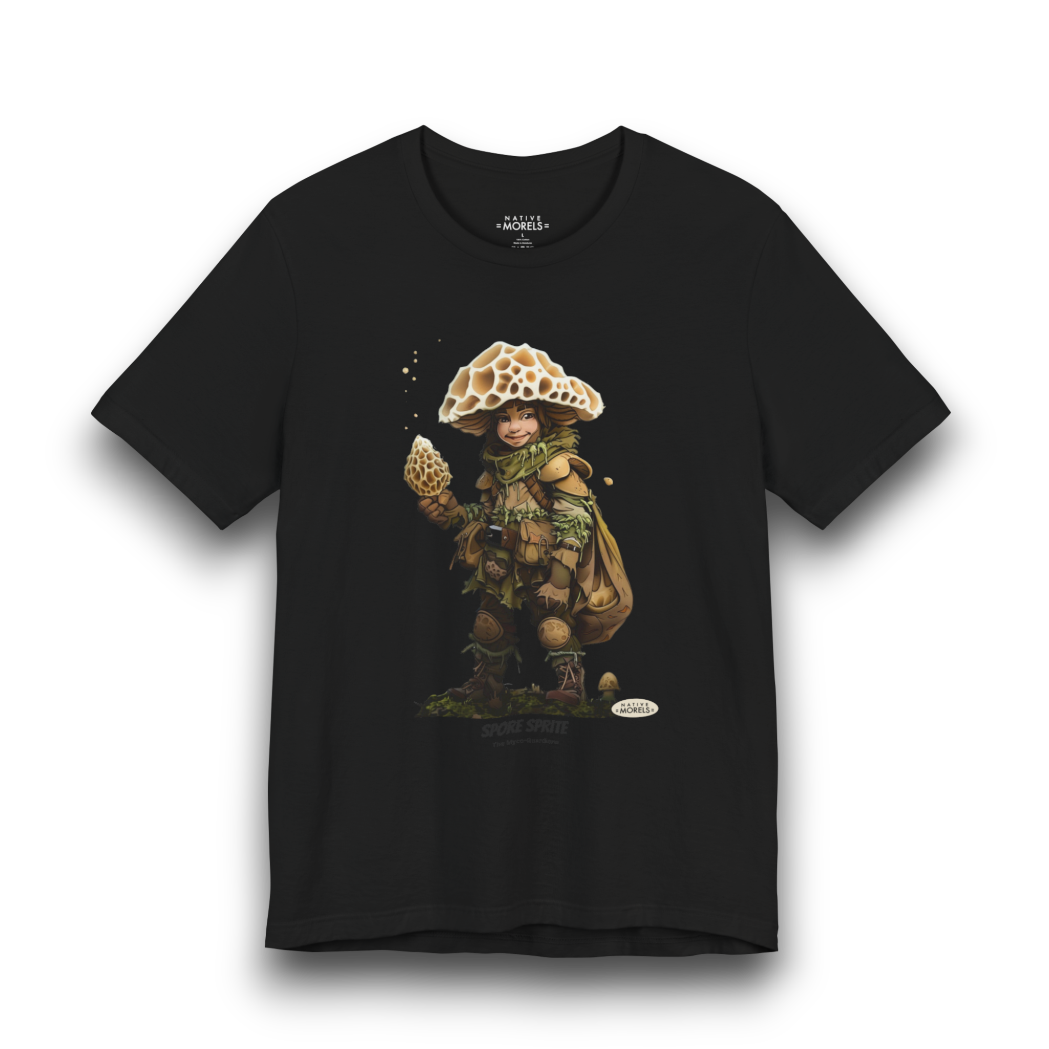Spore Sprite™ | The Myco-Guardians™ Forest League | Native Morels Shirt