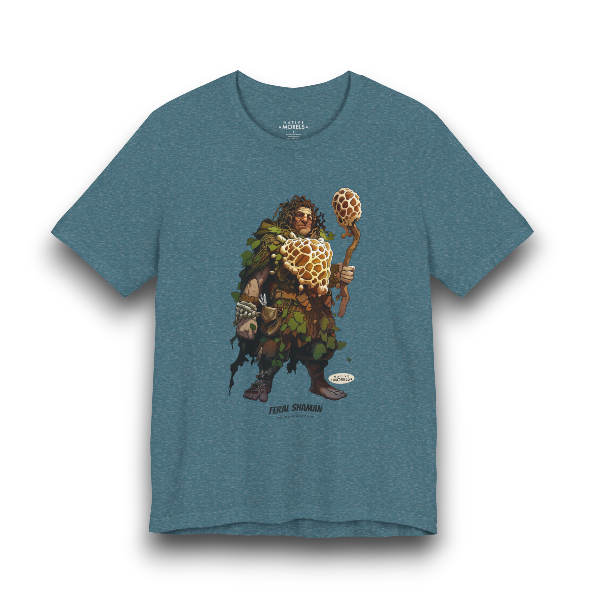 Feral Shaman™ | The Myco-Guardians™ Forest League | Native Morels Shirt