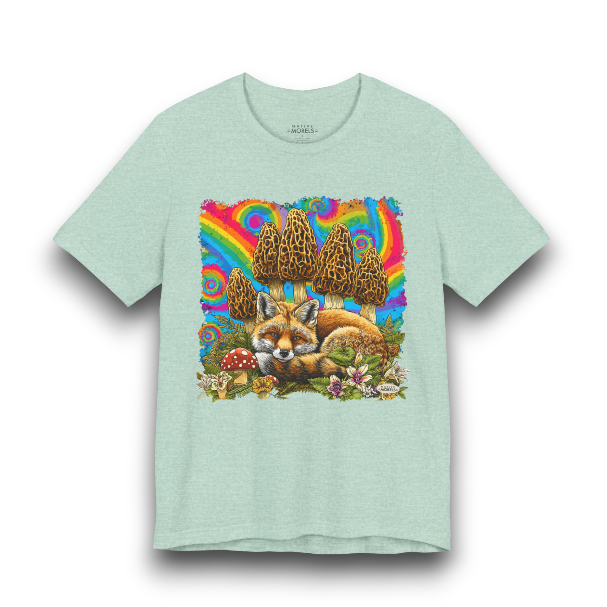 Red Fox Groovy Forest Tee | Native Morels™