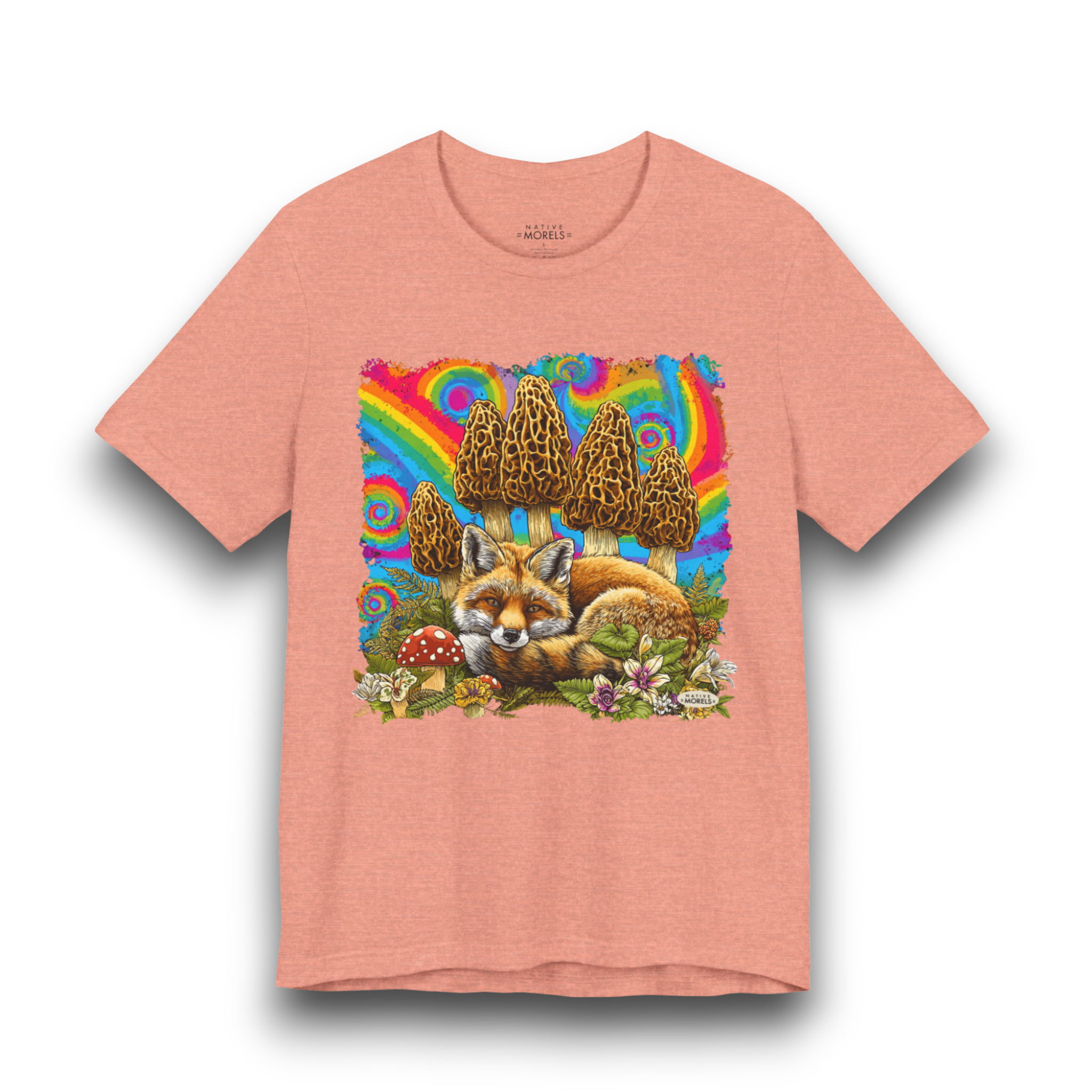 Red Fox Groovy Forest Tee | Native Morels™
