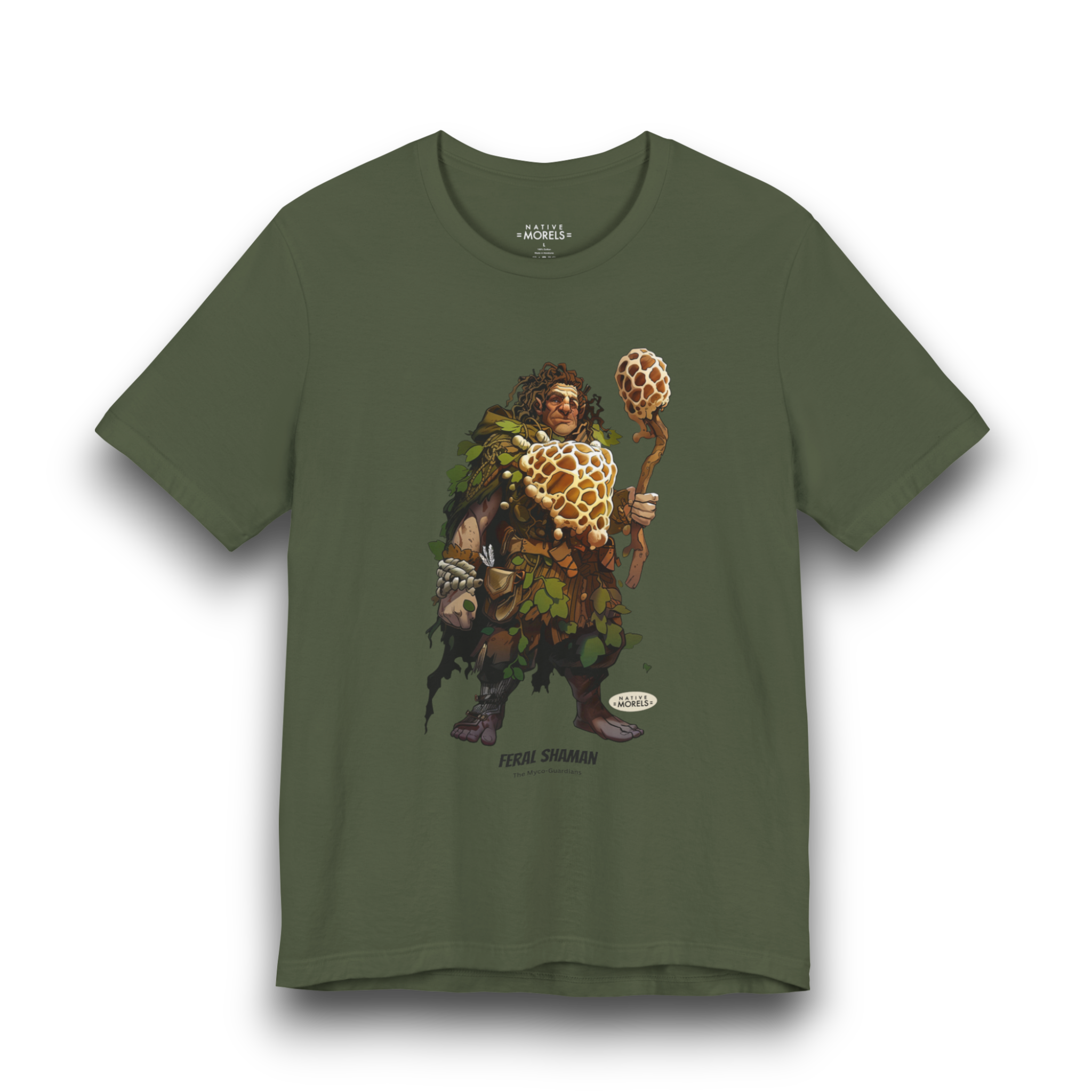 Feral Shaman™ | The Myco-Guardians™ Forest League | Native Morels Shirt