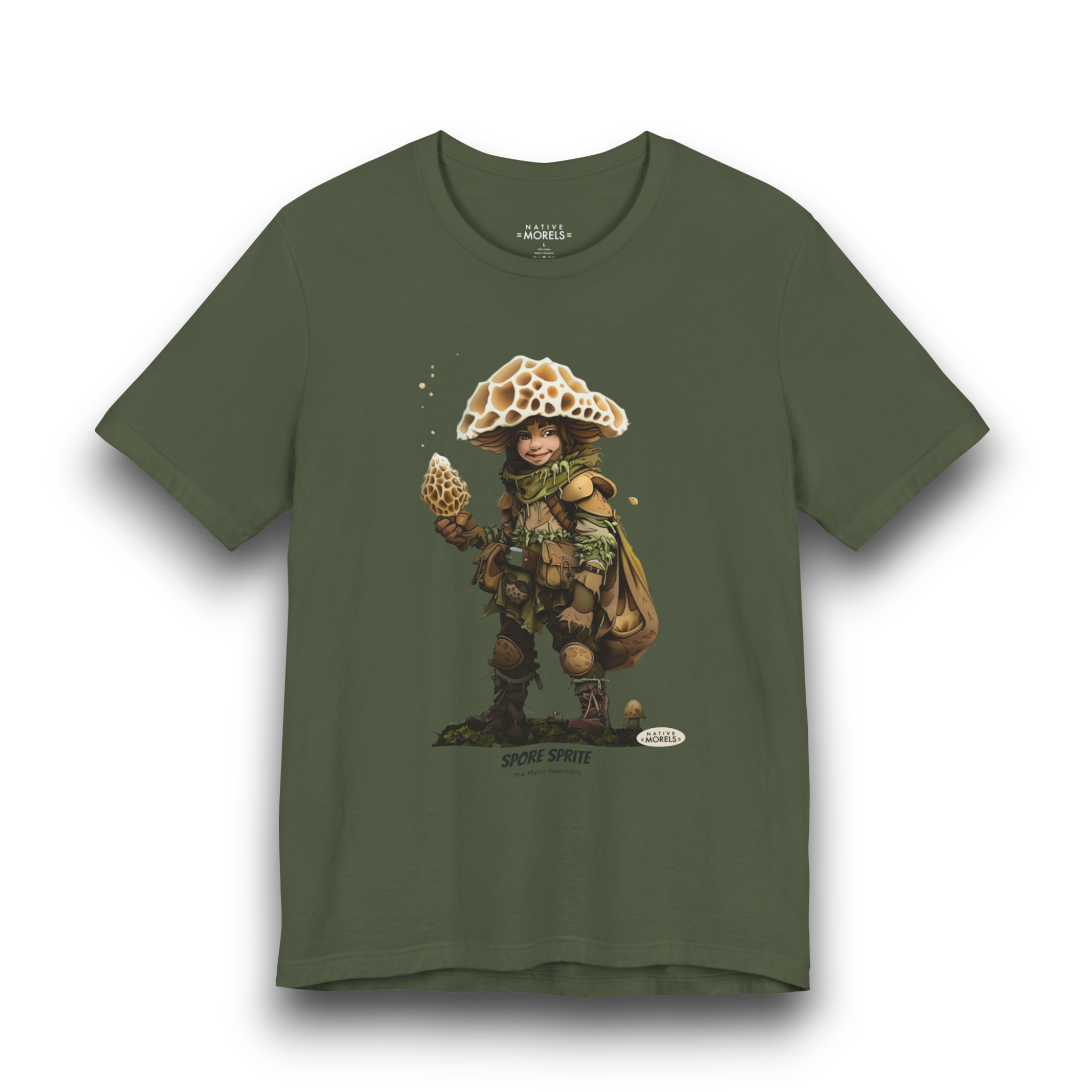 Spore Sprite™ | The Myco-Guardians™ Forest League | Native Morels Shirt