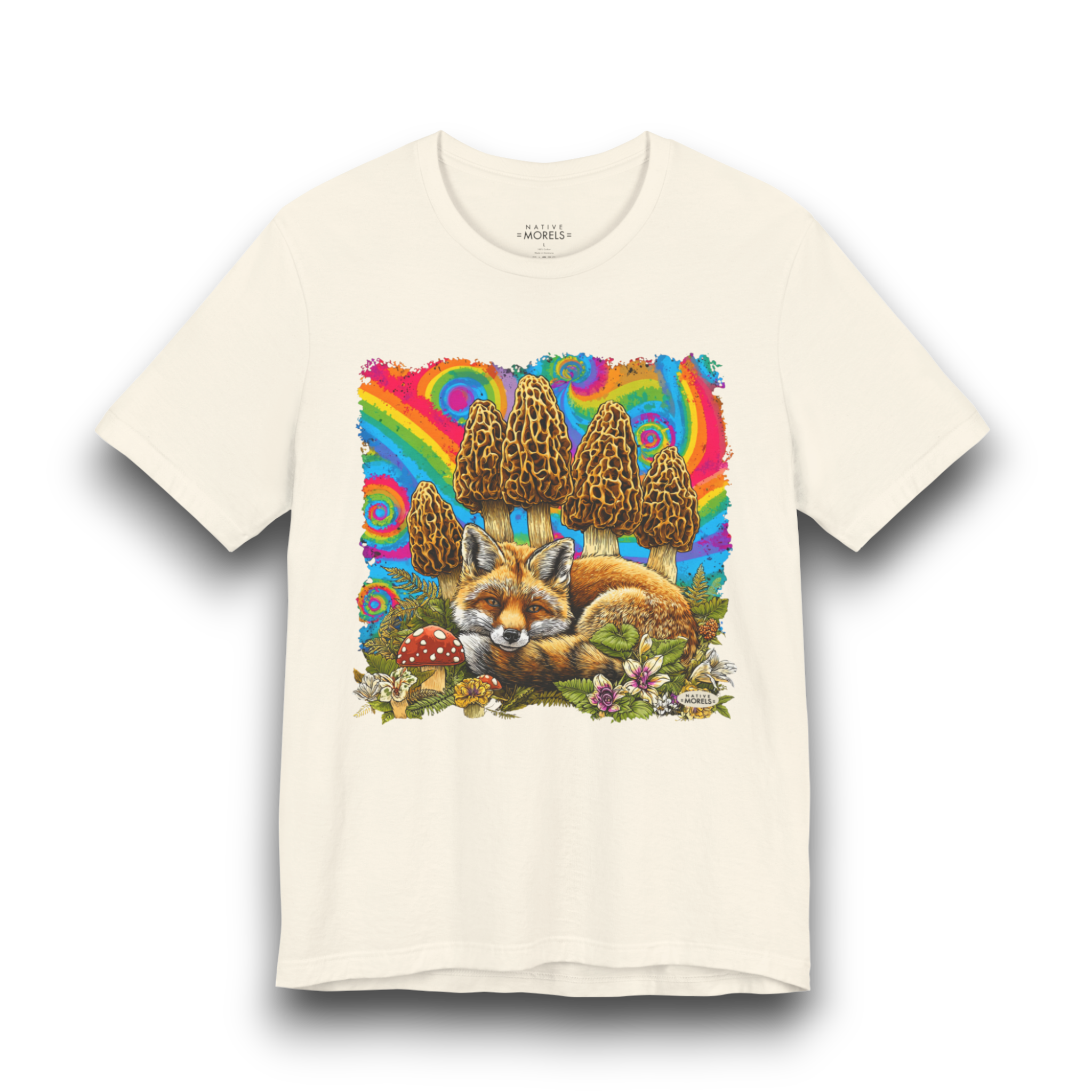 Red Fox Groovy Forest Tee | Native Morels™