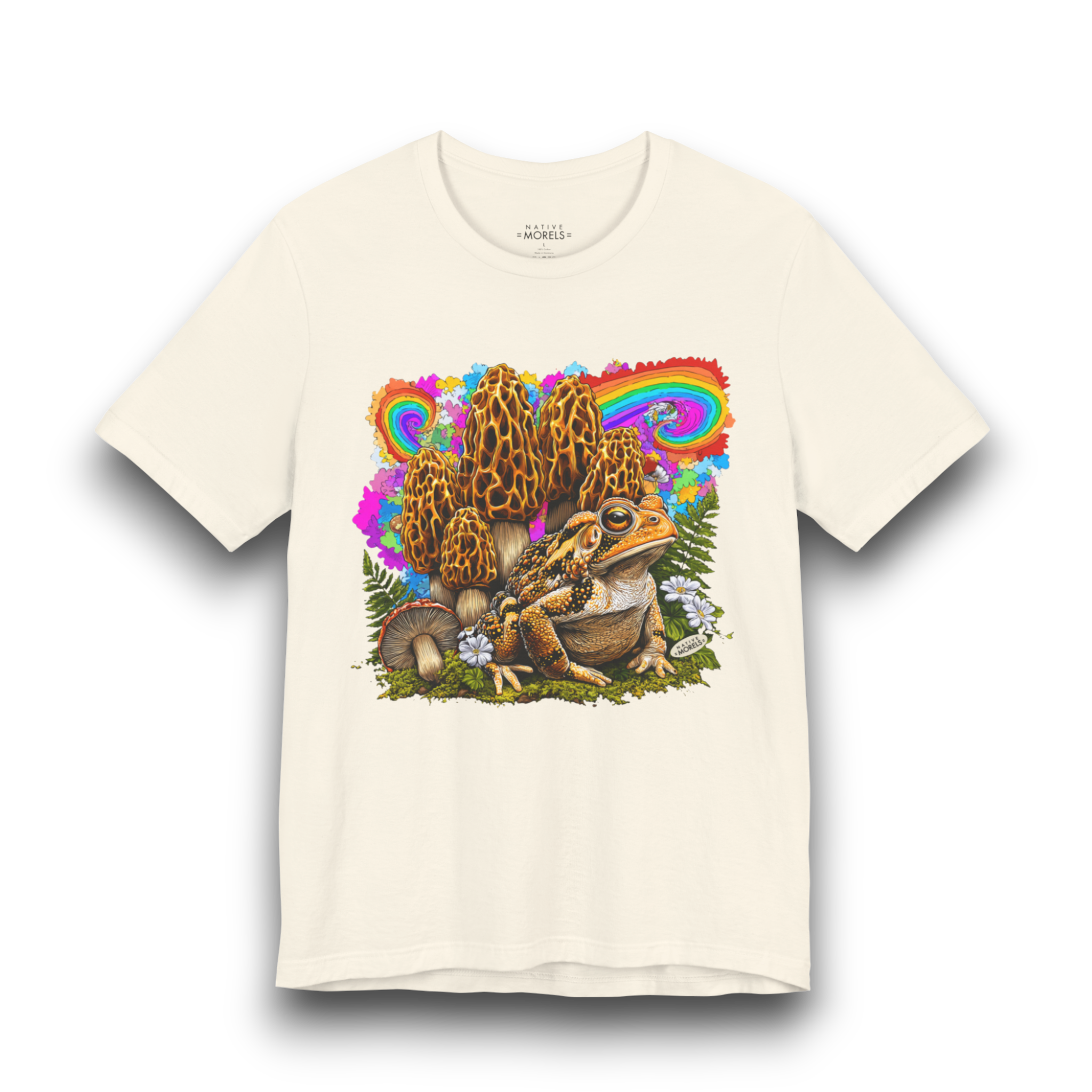 Spotted Toad Groovy Forest Tee | Native Morels™