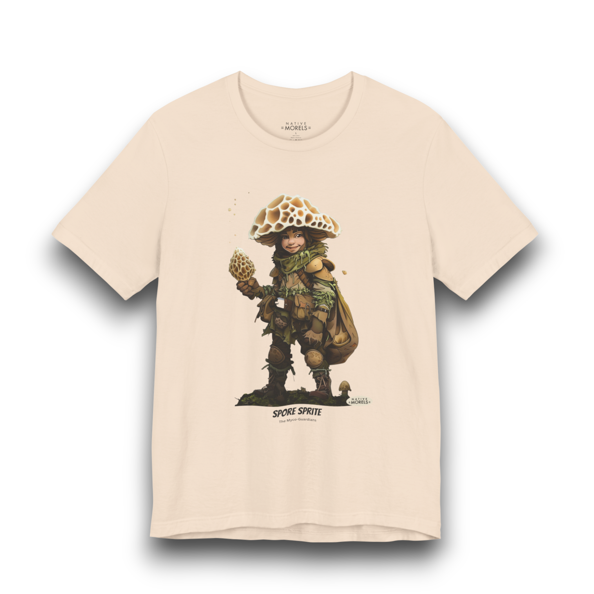 Spore Sprite™ | The Myco-Guardians™ Forest League | Native Morels Shirt