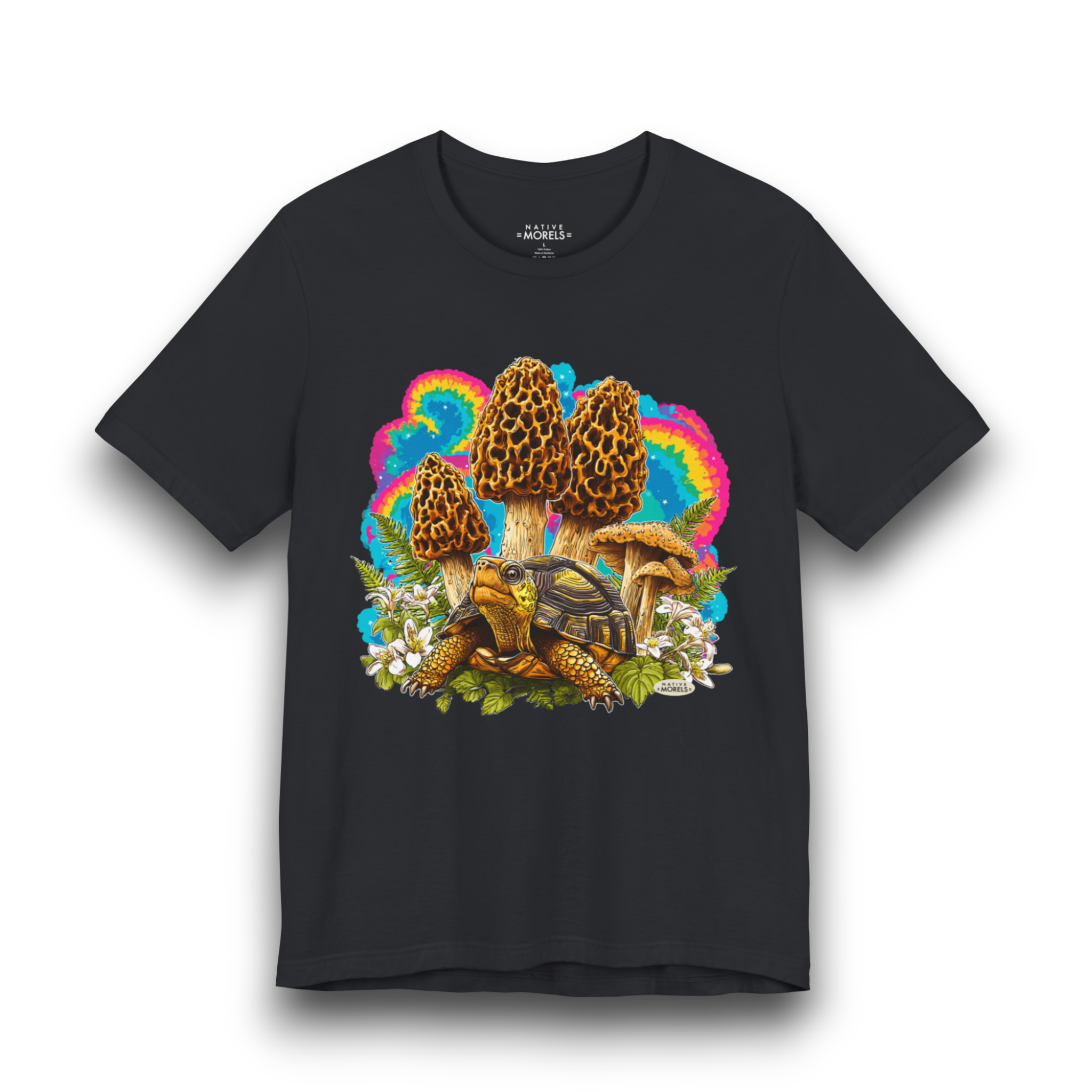 Box Turtle Groovy Forest Tee | Native Morels™