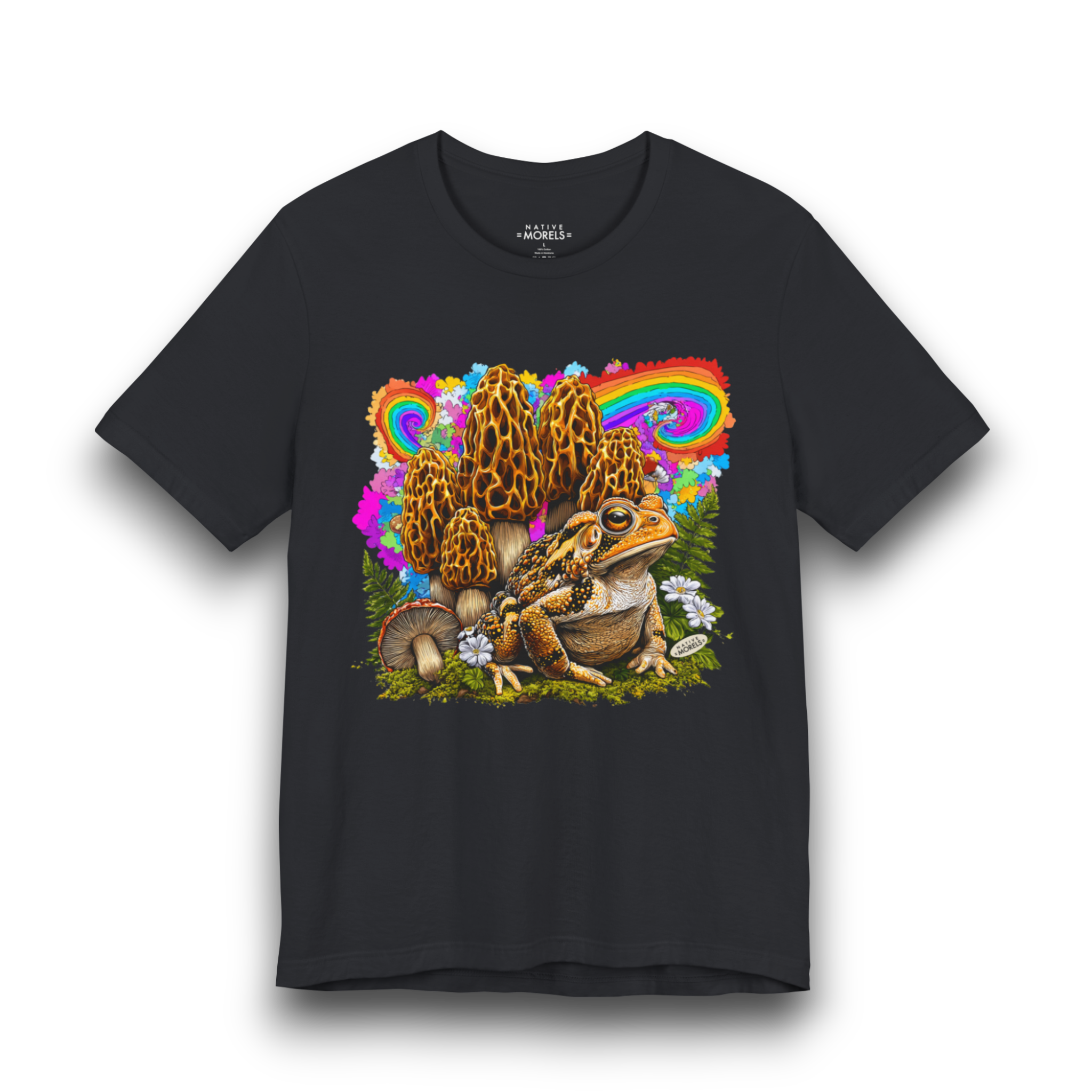 Spotted Toad Groovy Forest Tee | Native Morels™