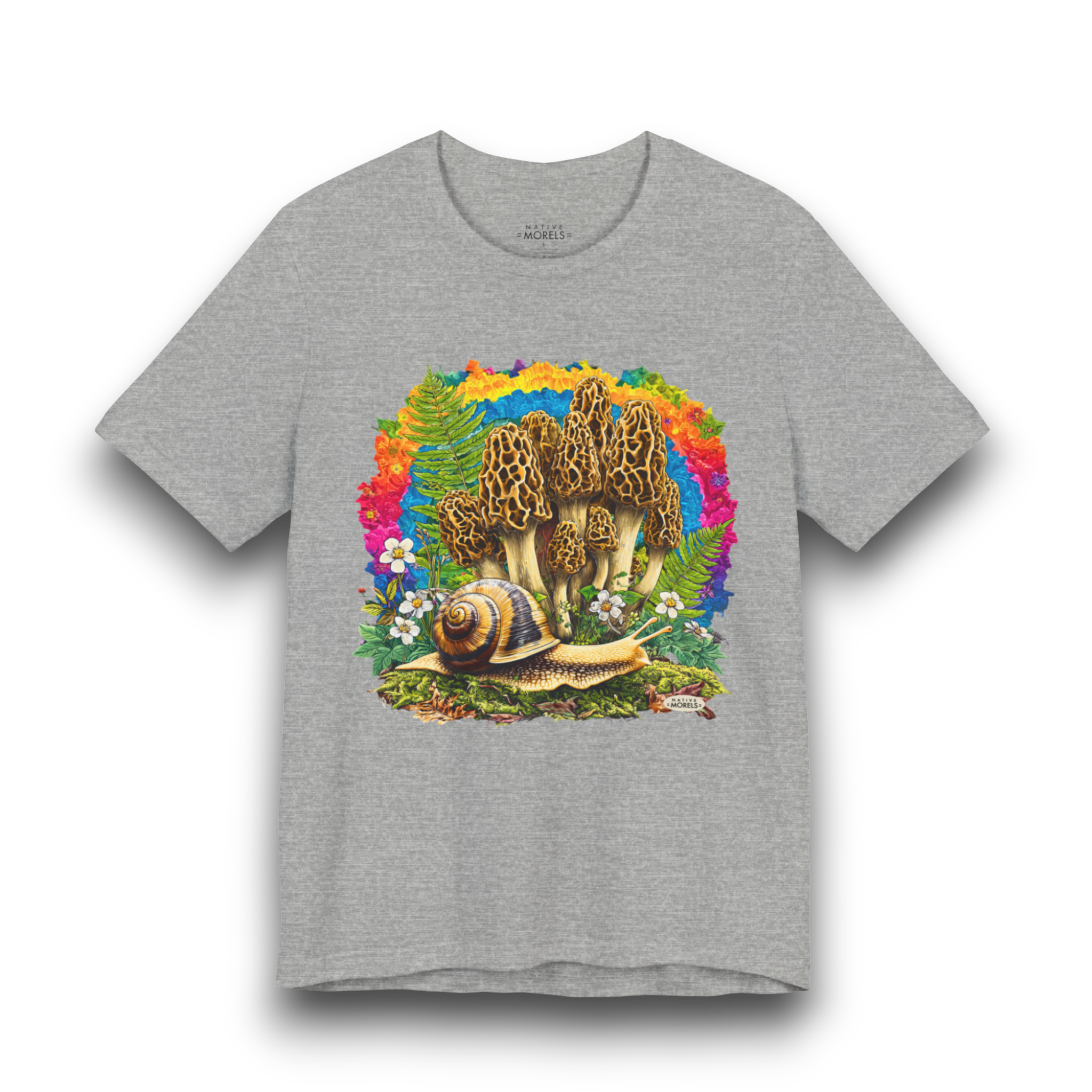 Snail Groovy Forest Tee | Native Morels™