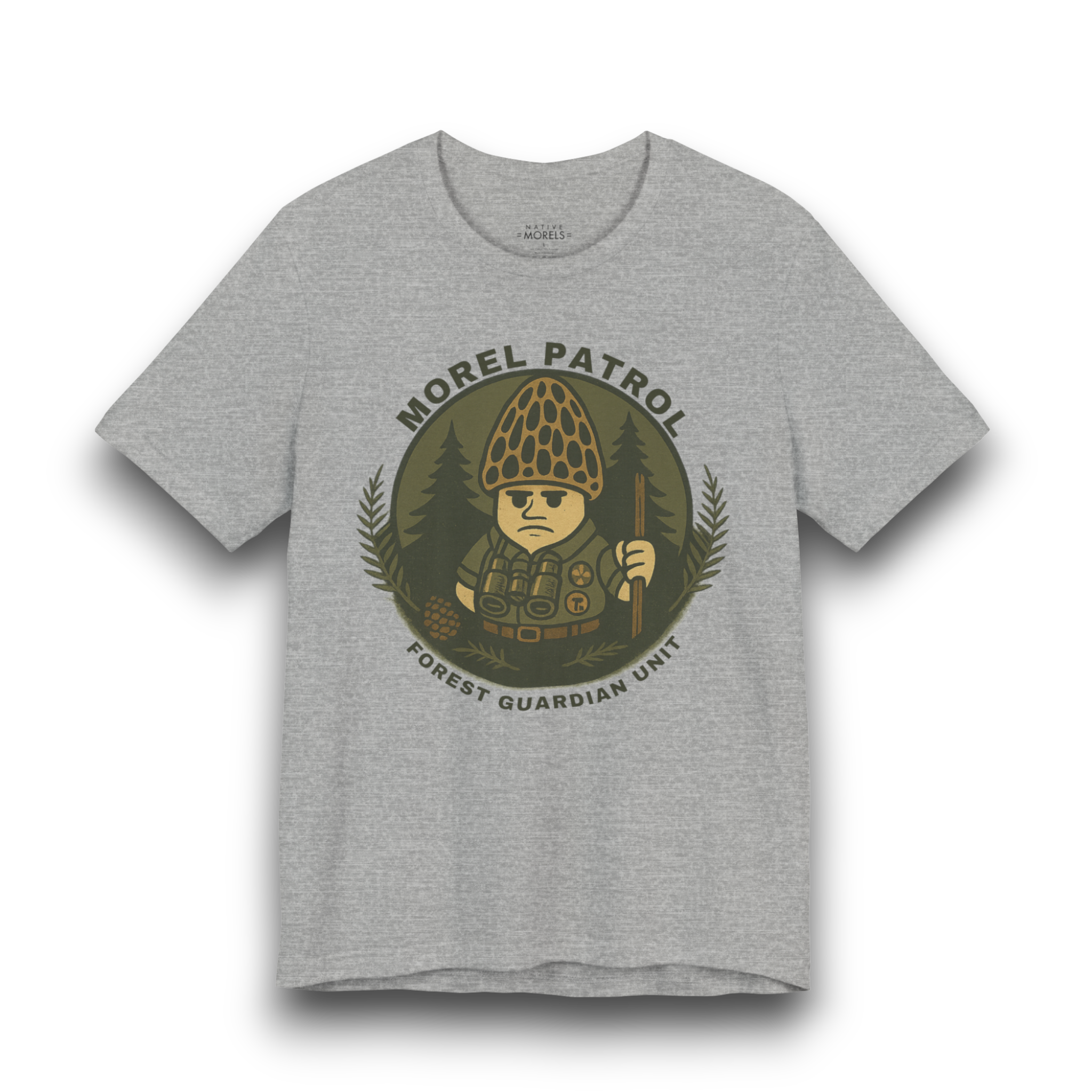 "Morel Patrol" Forest Guardian T-Shirt | Native Morels™