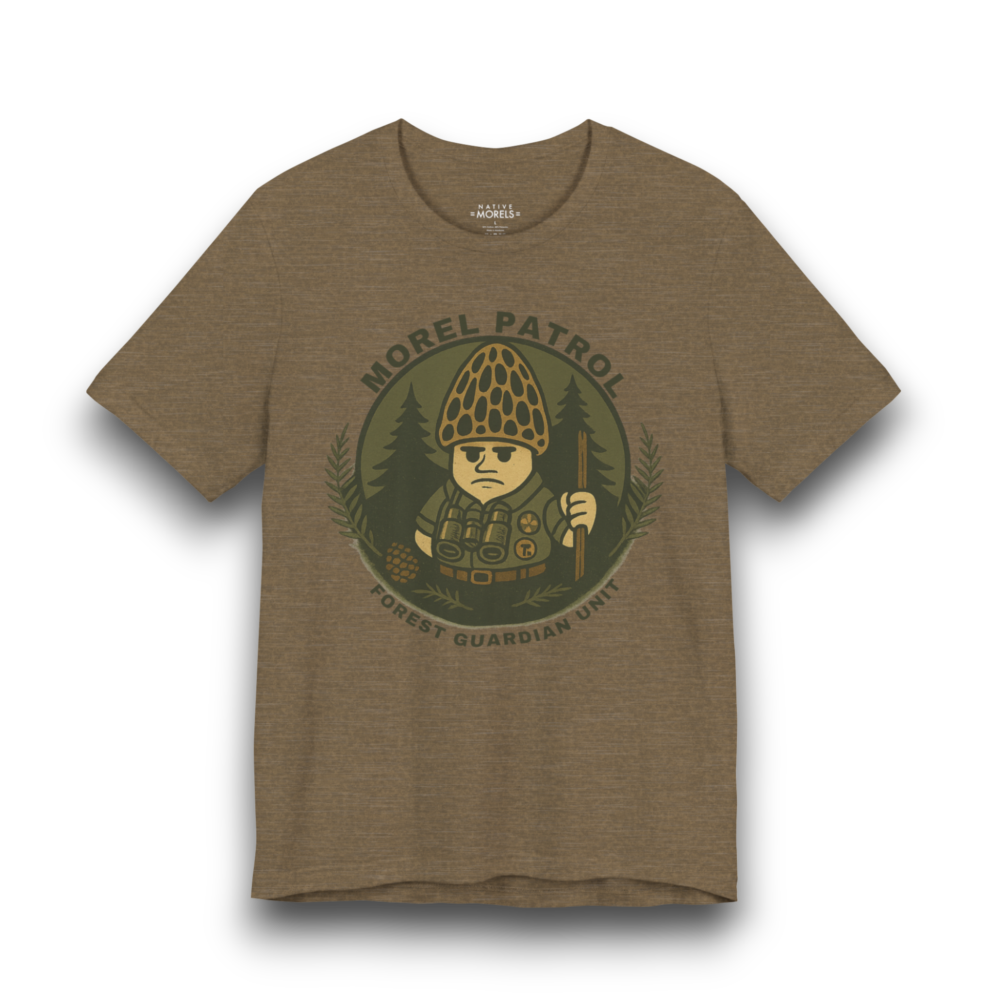 "Morel Patrol" Forest Guardian T-Shirt | Native Morels™