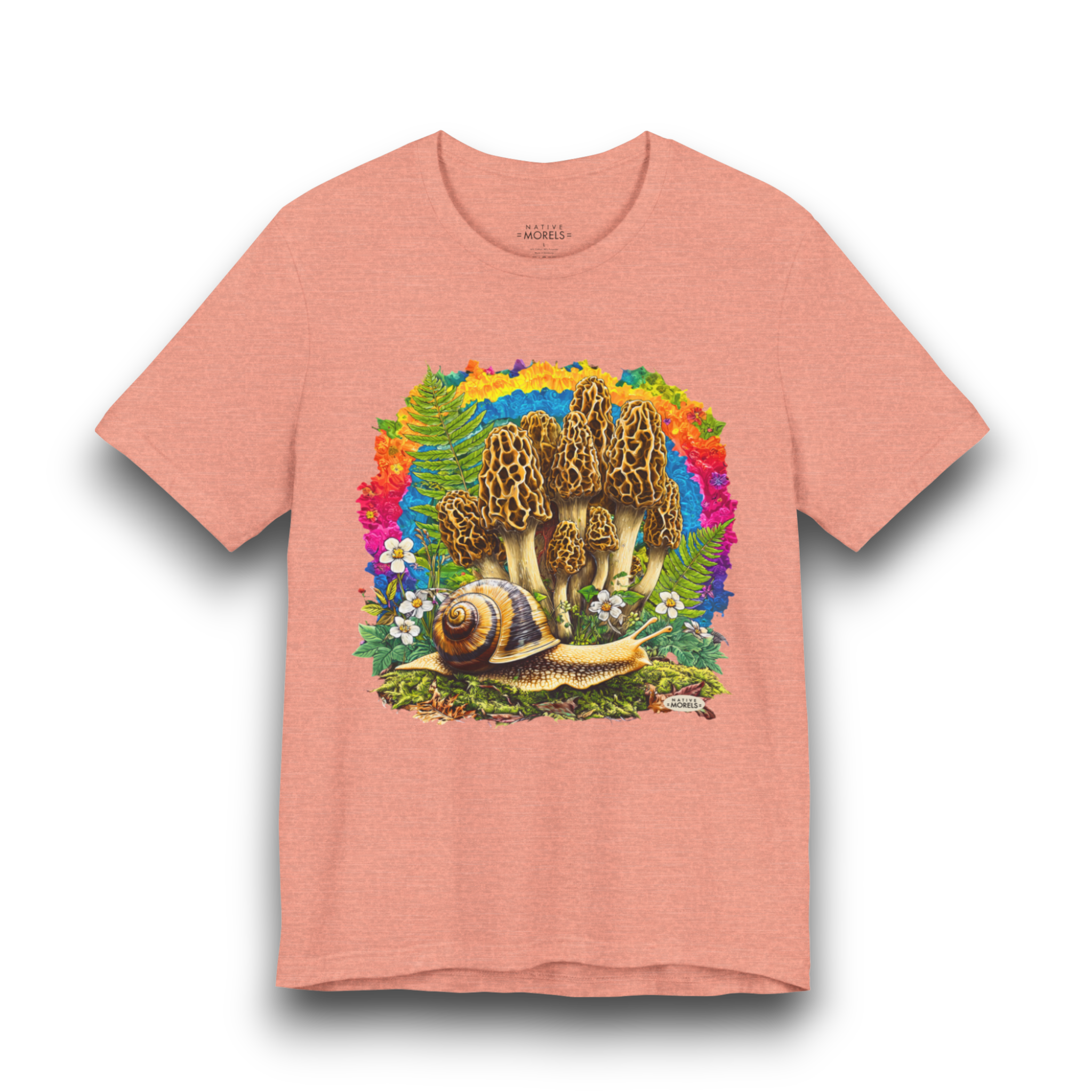 Snail Groovy Forest Tee | Native Morels™
