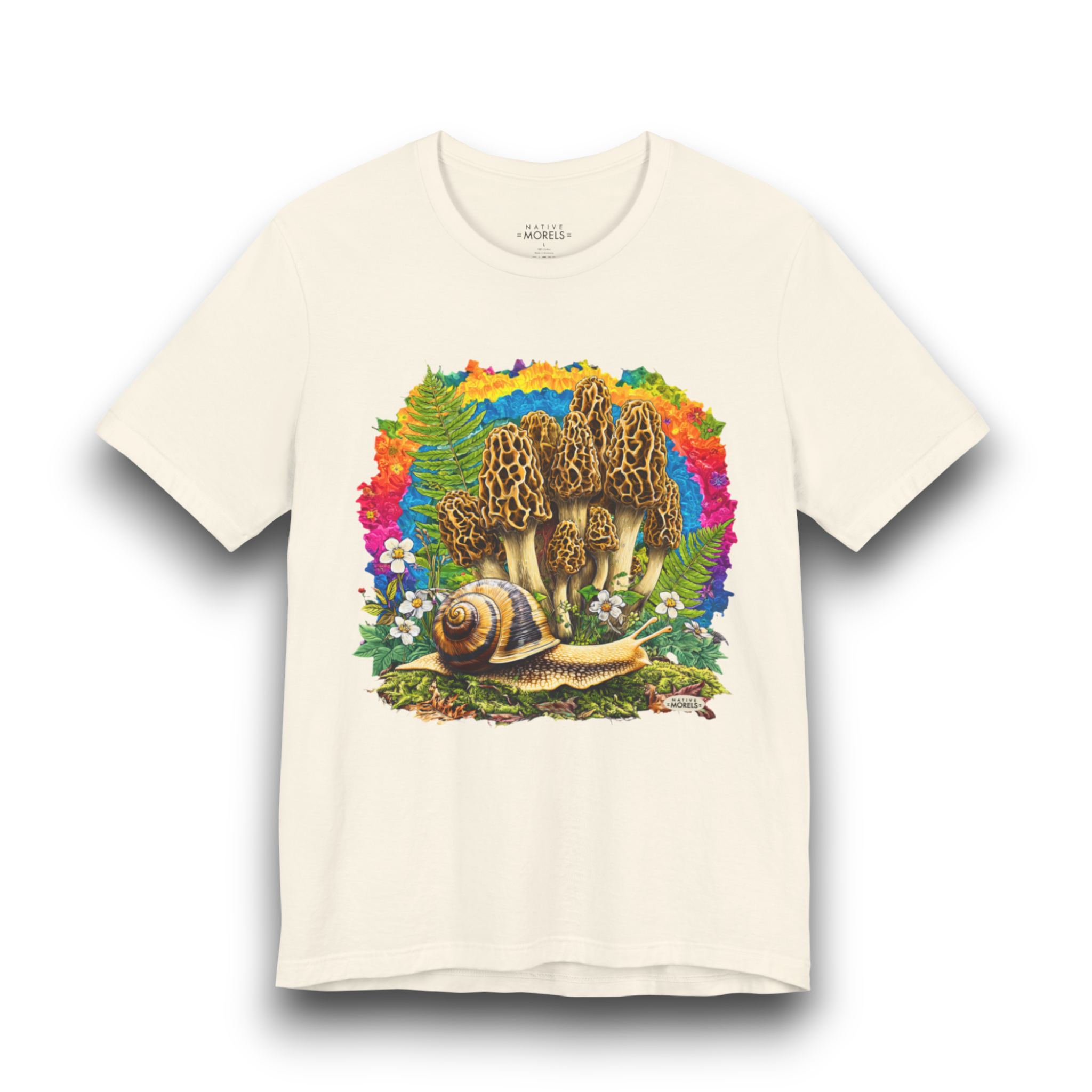 Snail Groovy Forest Tee | Native Morels™