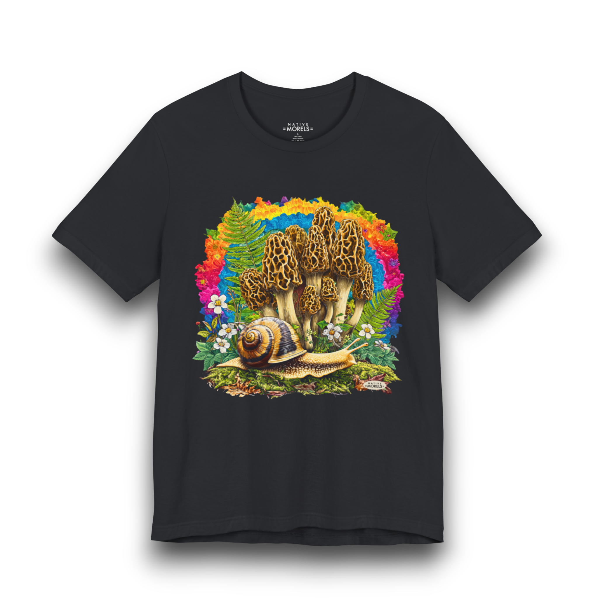 Snail Groovy Forest Tee | Native Morels™