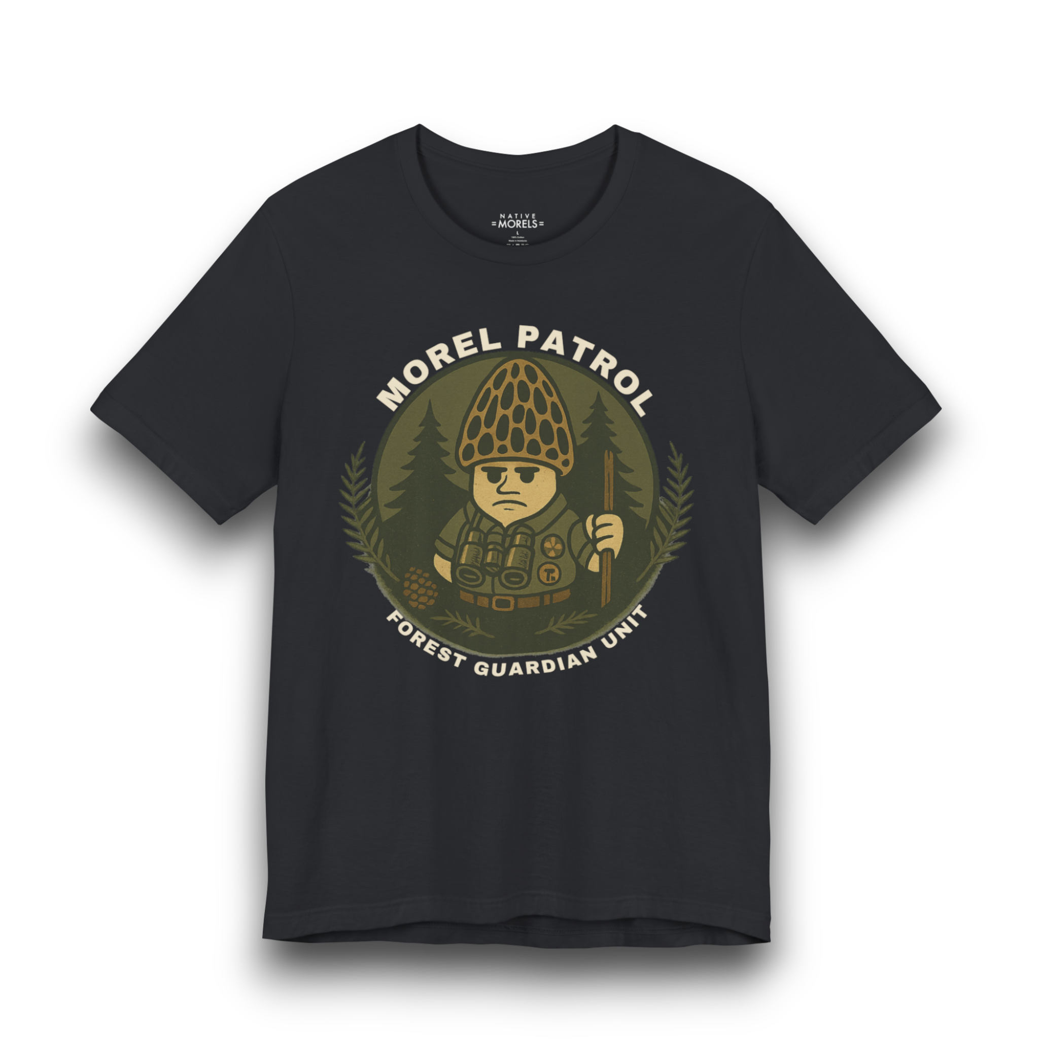 "Morel Patrol" Forest Guardian T-Shirt | Native Morels™