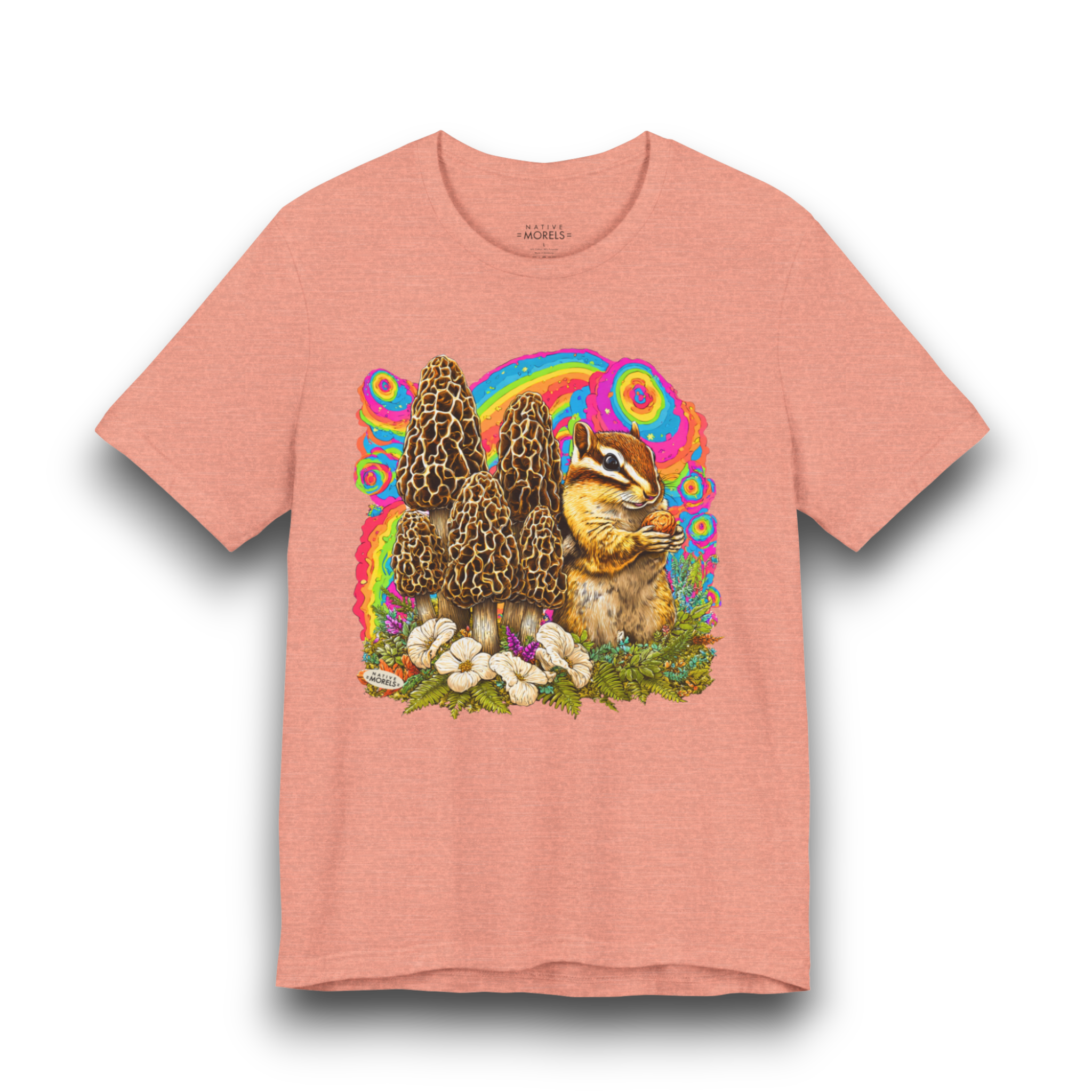 Chipmunk Groovy Forest Tee | Native Morels™