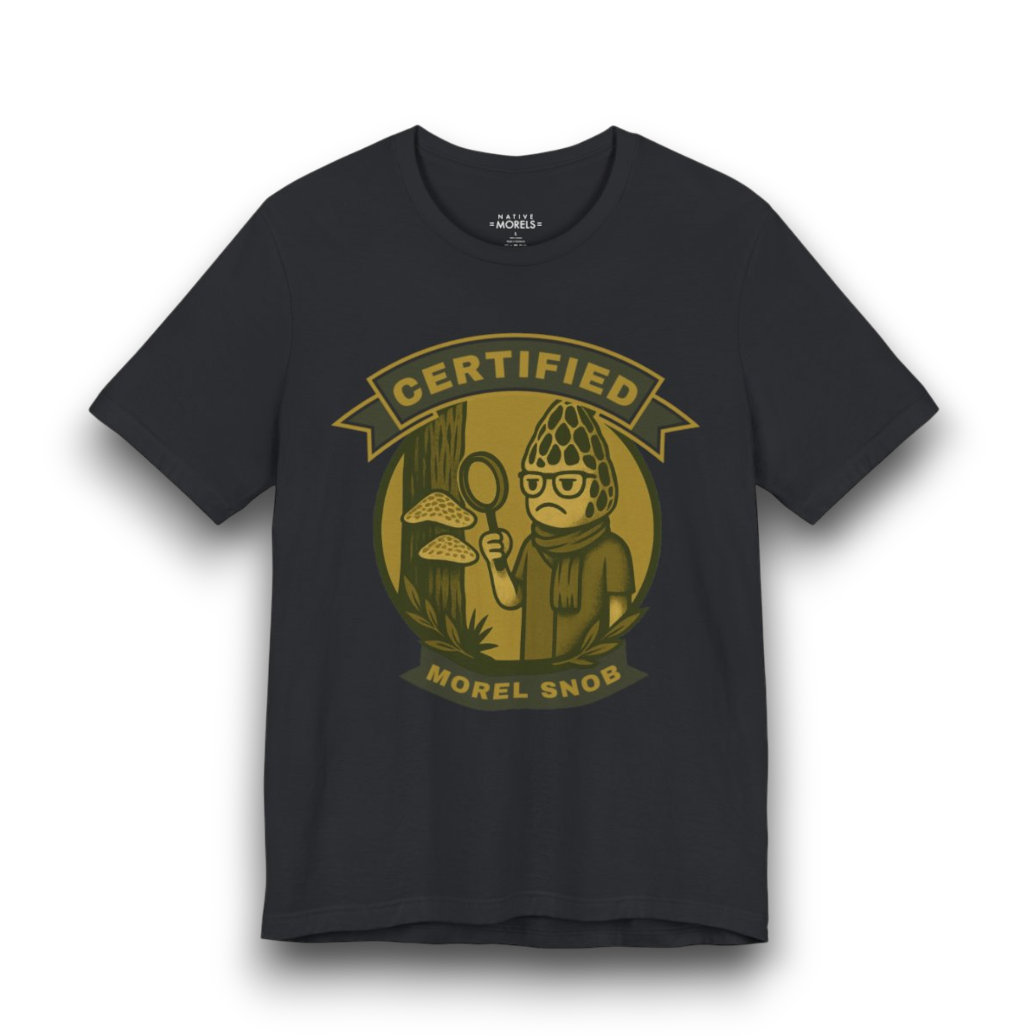 “Certified Morel Snob” T-Shirt | Native Morels™