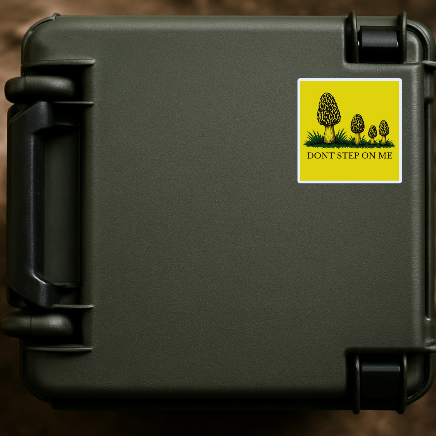"Don't Step On Me" Morel Mushroom Decal | Native Morels™