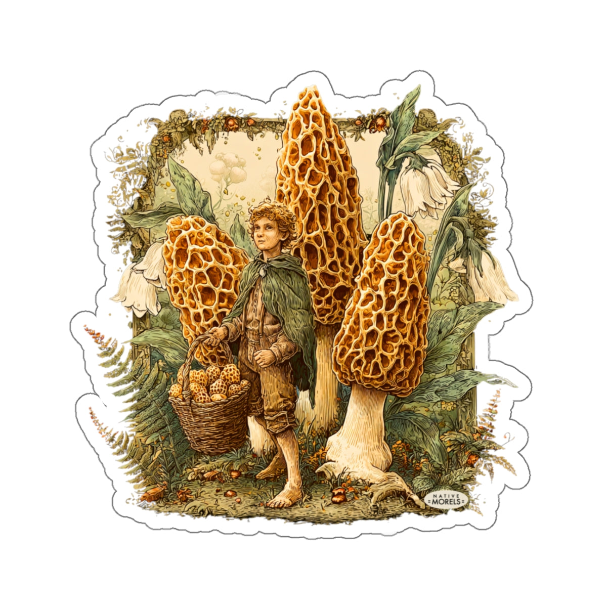 Hobbit & Morels Mystical Forest Die-Cut Decal