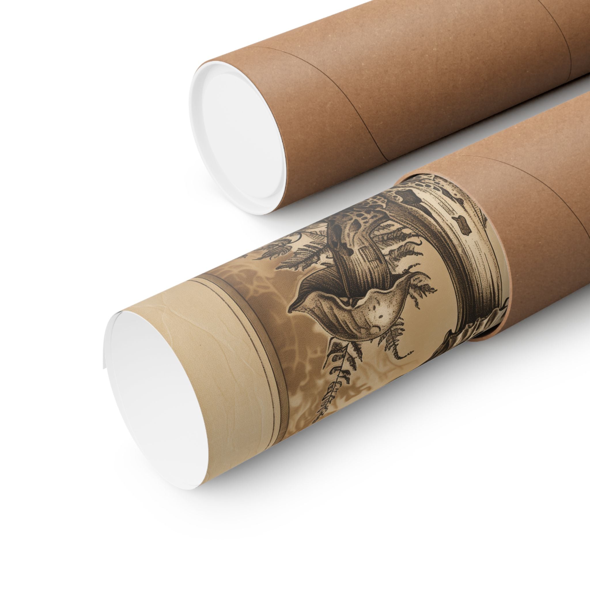 “Skullcap Sentinel” Spring Forest Art Print | Native Morels™