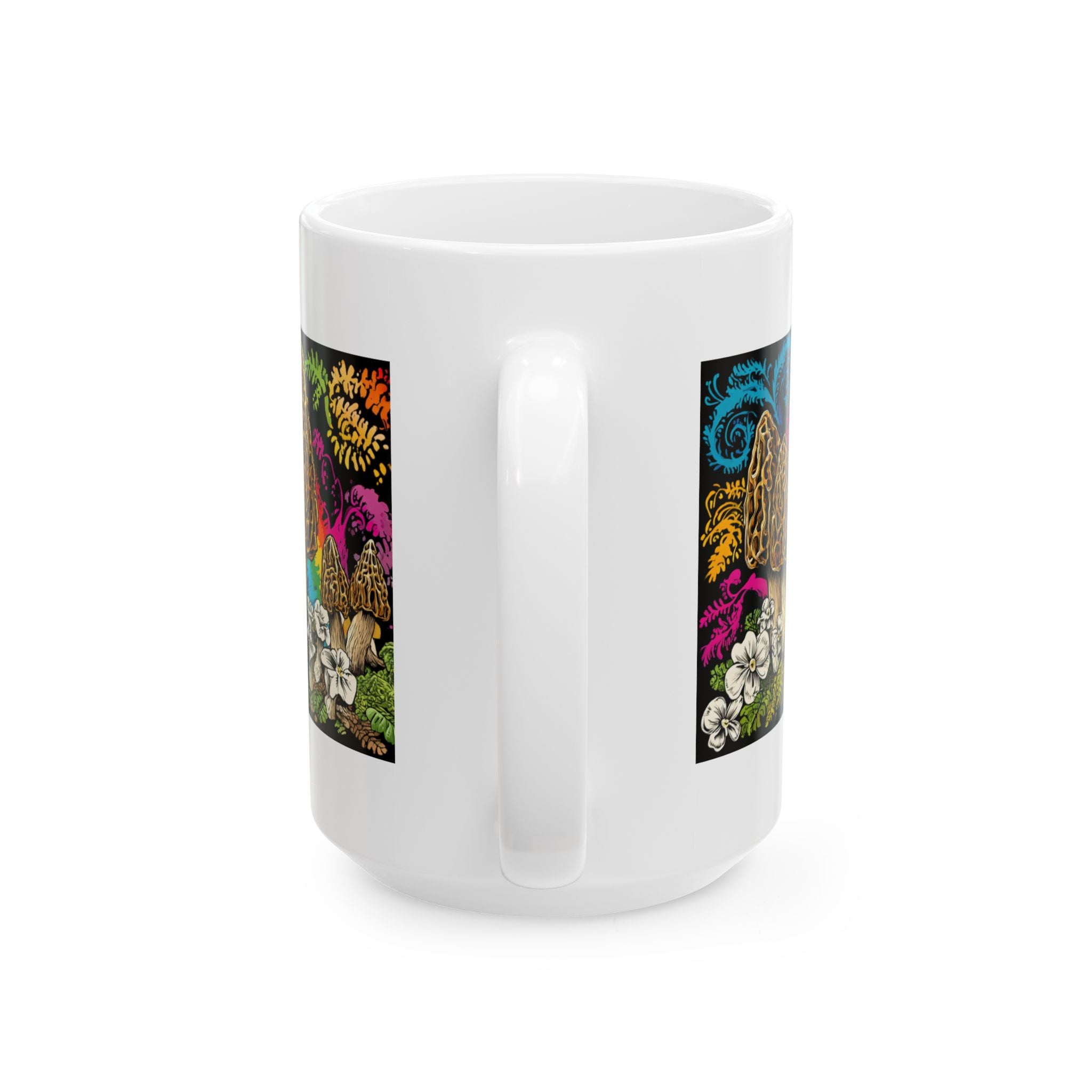 Red Fox & Morels Groovy Forest Mug