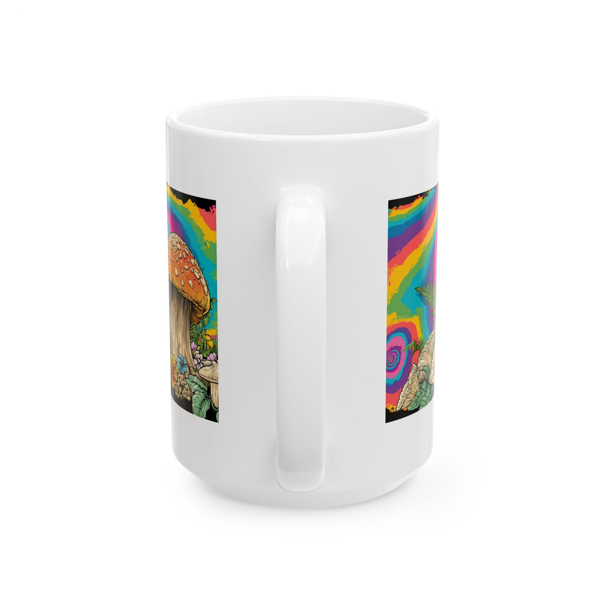 Tiger Salamander & Morels Groovy Forest Mug