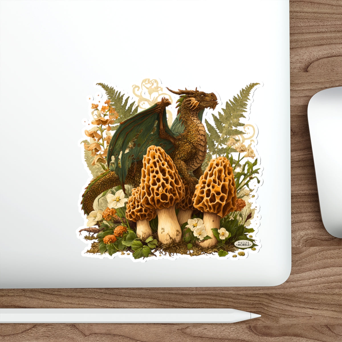 Dragon & Morels Mystical Forest Die-Cut Decal
