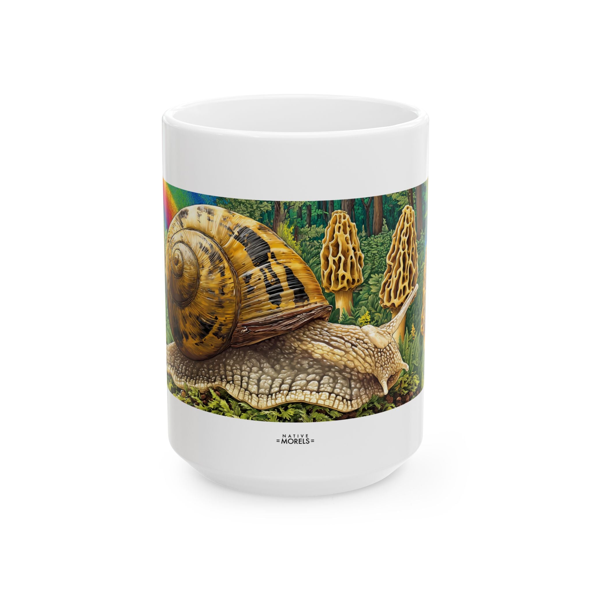 Snail & Morels Groovy Forest Mug