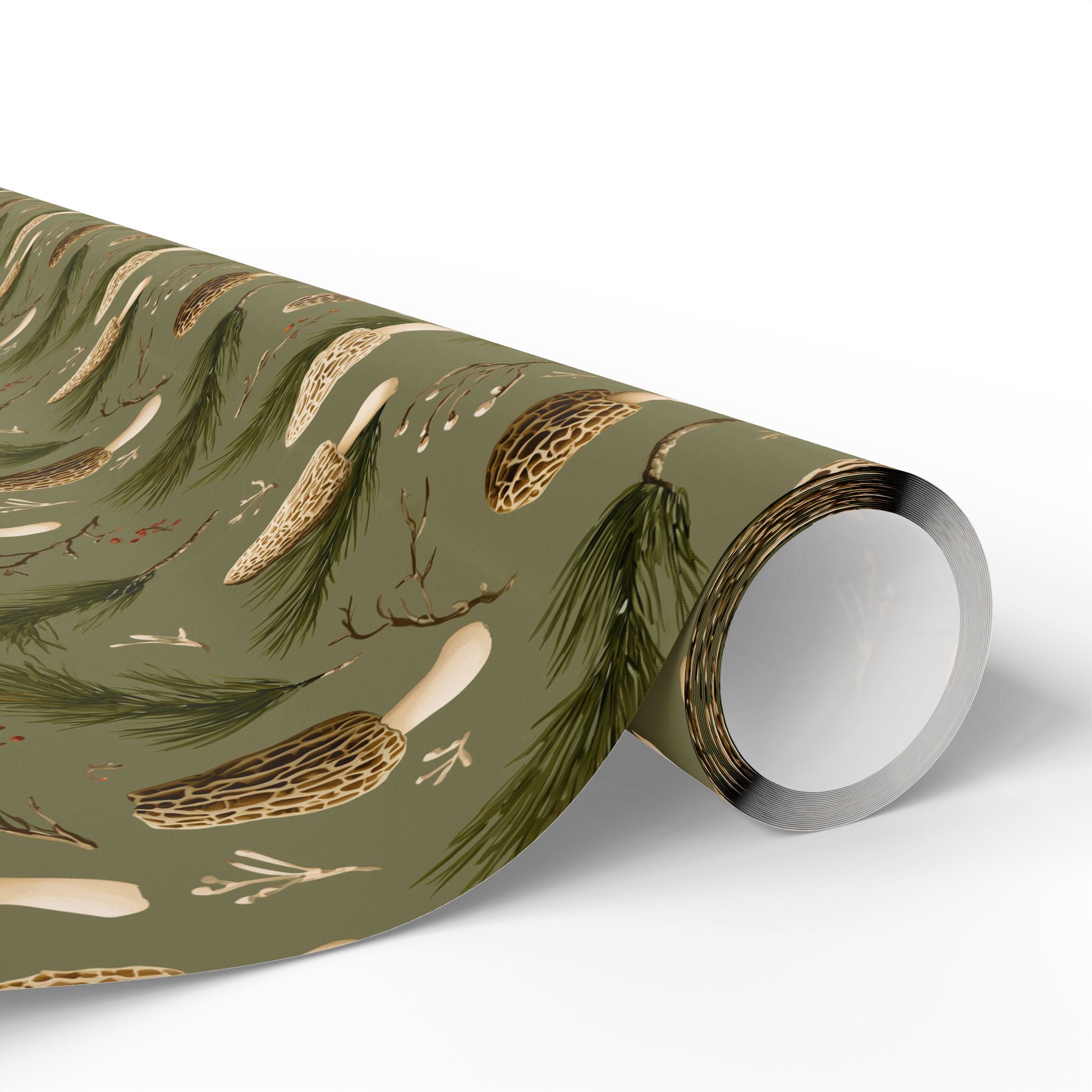 Sage Forest Morel Wrapping Paper | Native Morels™
