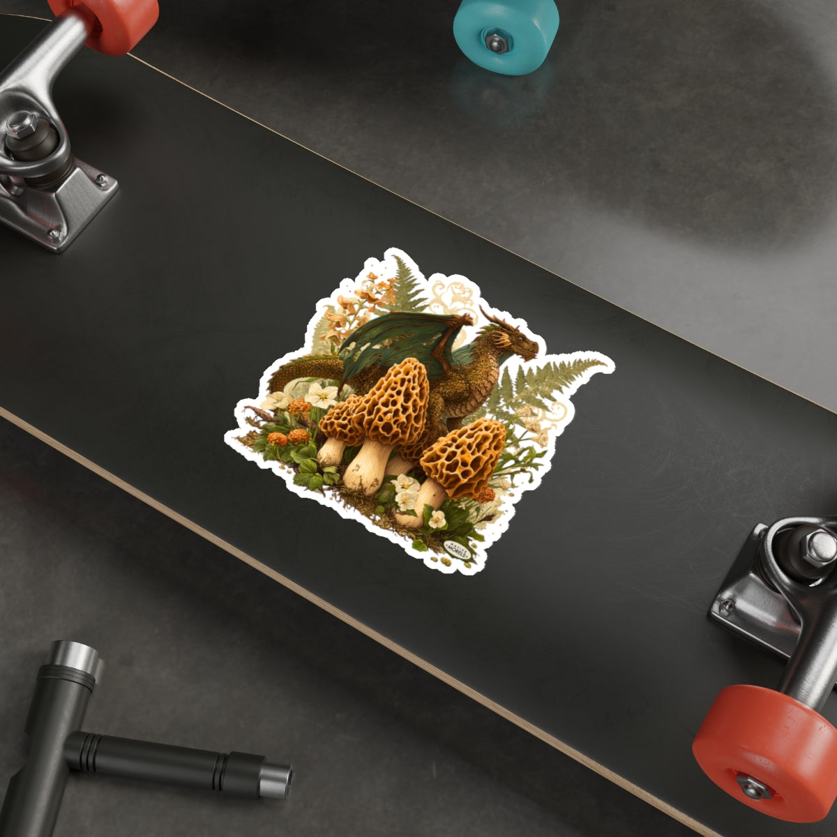 Dragon & Morels Mystical Forest Die-Cut Decal