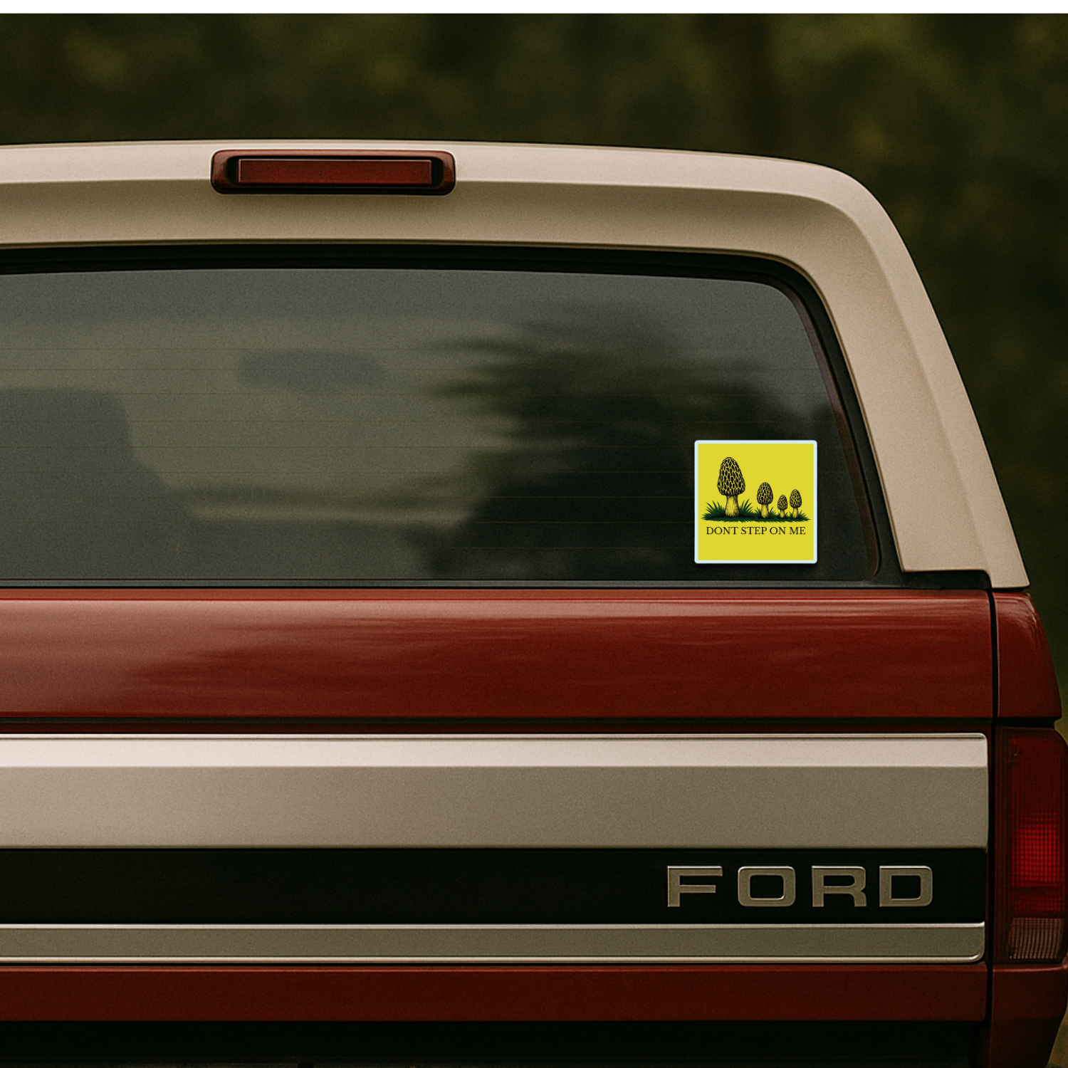 "Don't Step On Me" Morel Mushroom Decal | Native Morels™
